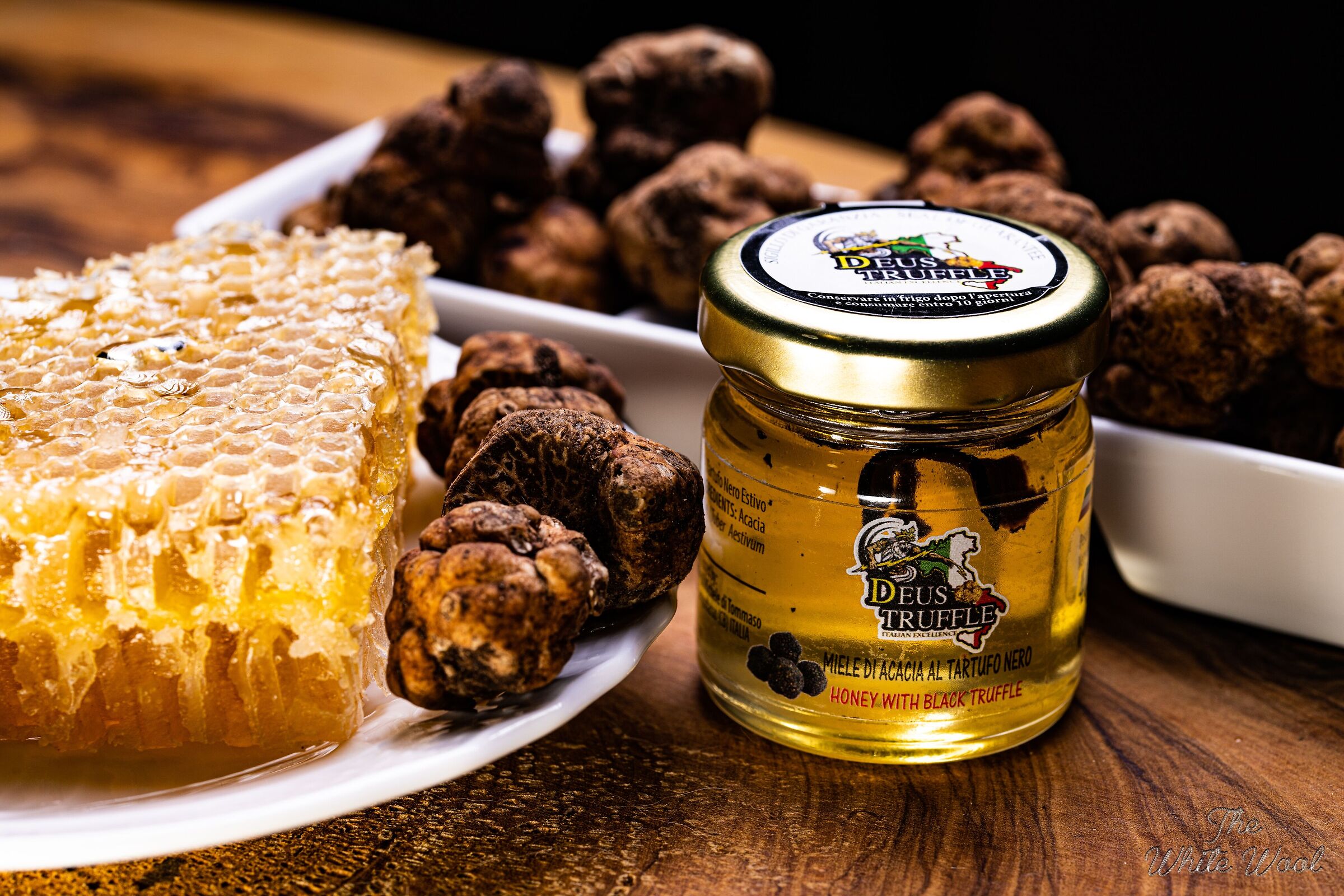honey and white truffle