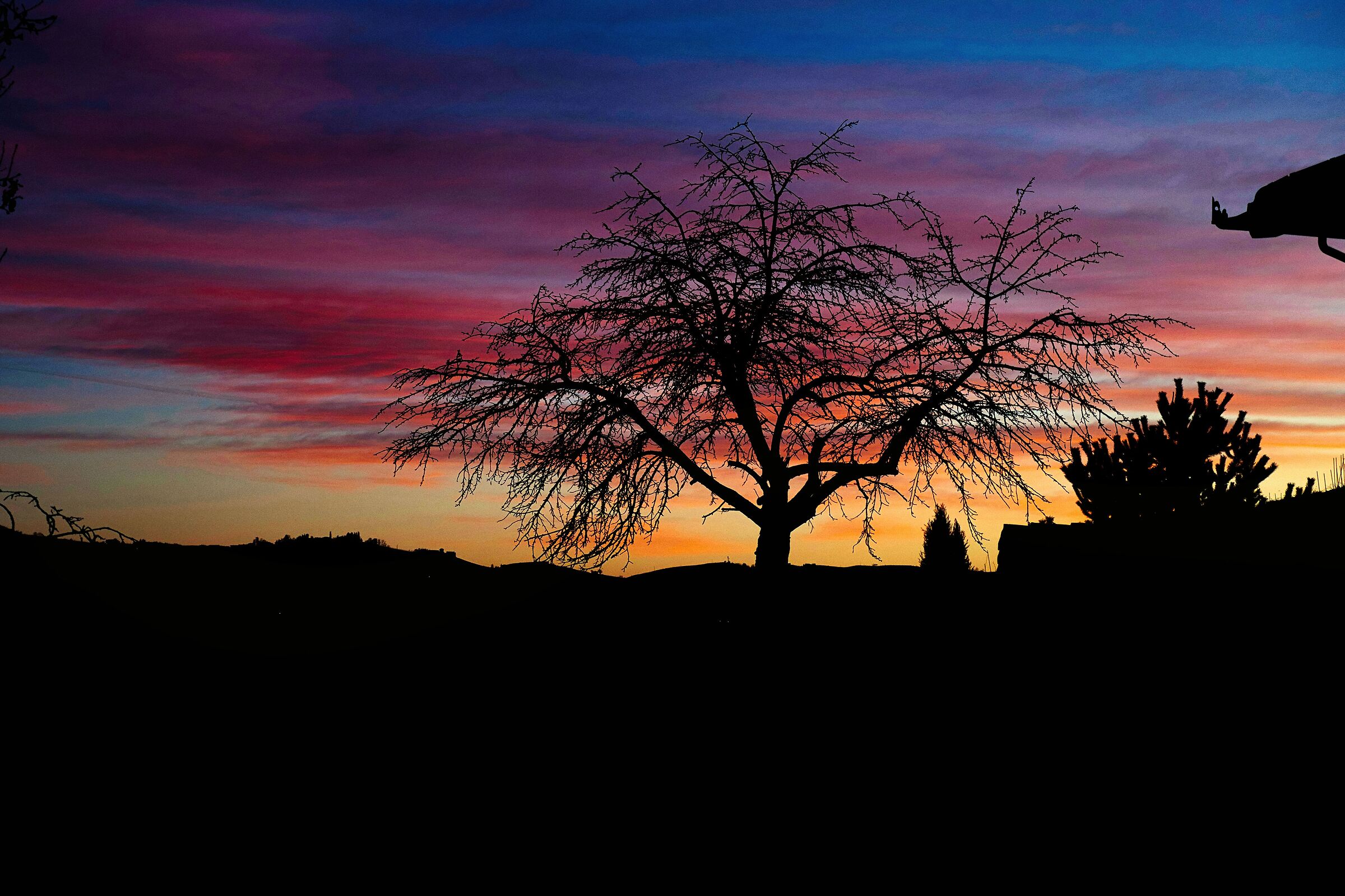 Sunset over the Langhe