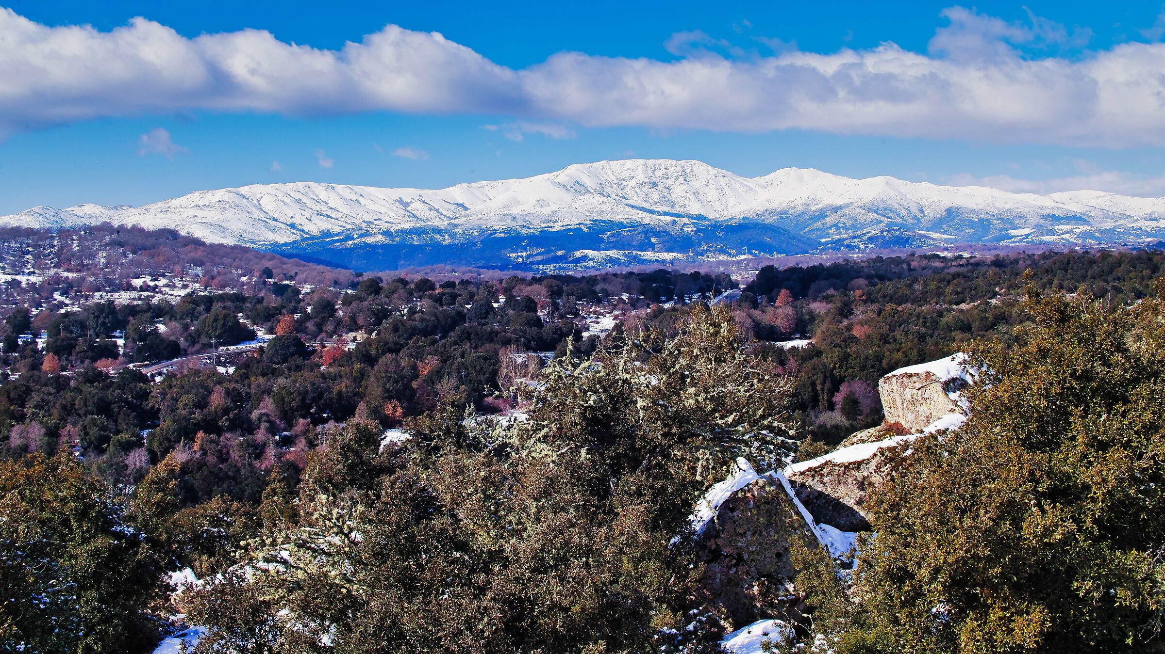 neve sul gennargentu