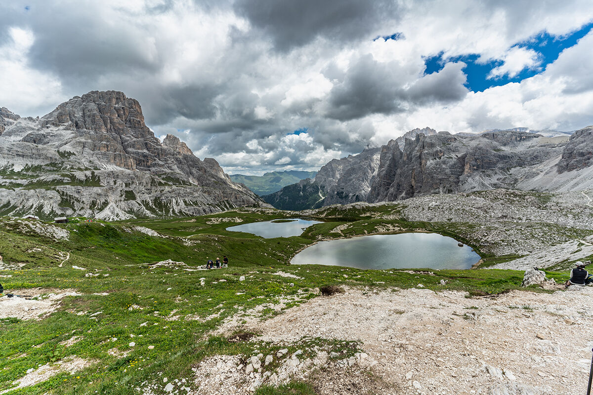 Laghetti vicino rifugio Locatelli