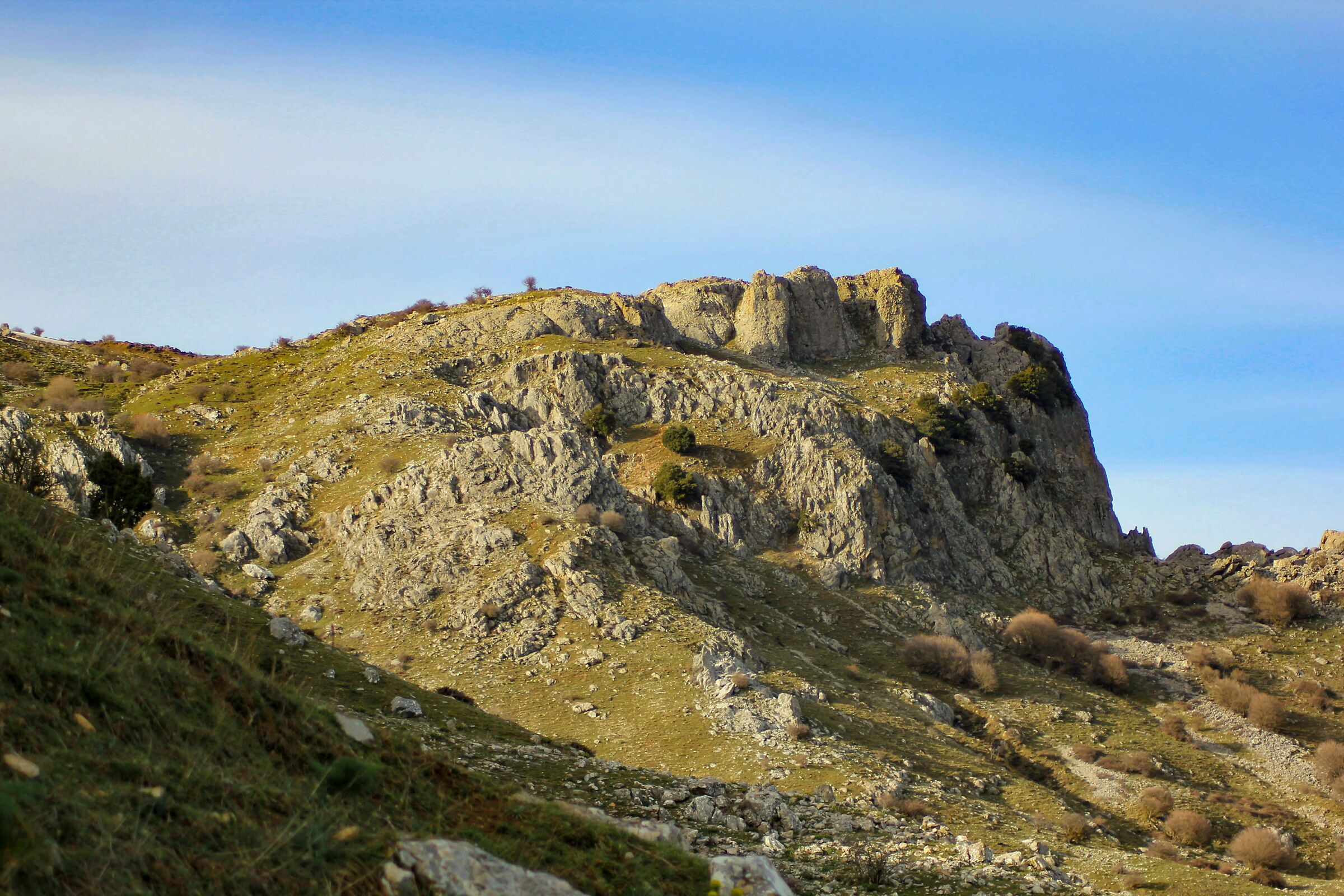 The sleeping mountain