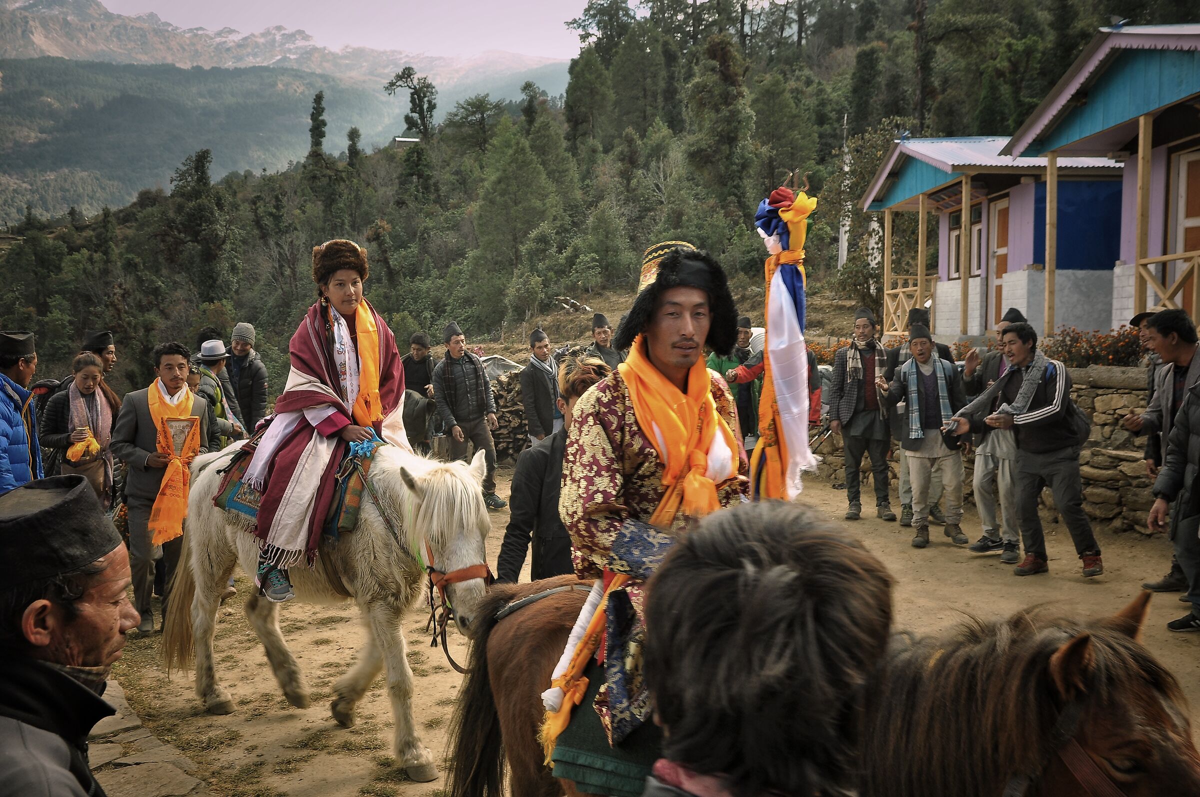 wedding in Langtang