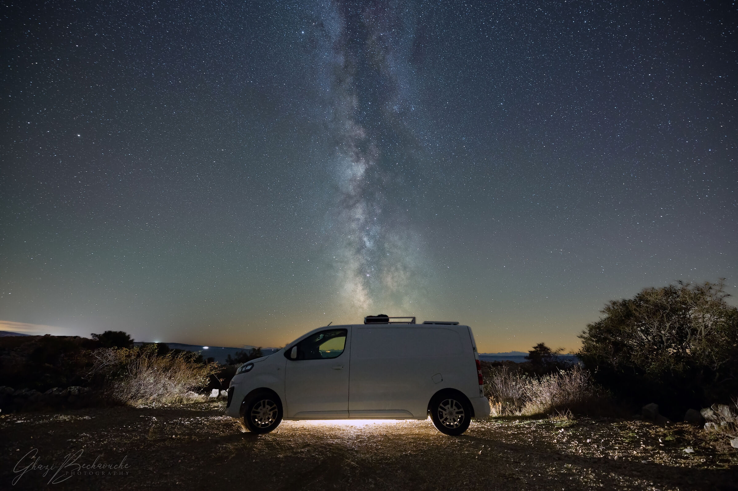 Milky Way in the island of Krk (Croatia)