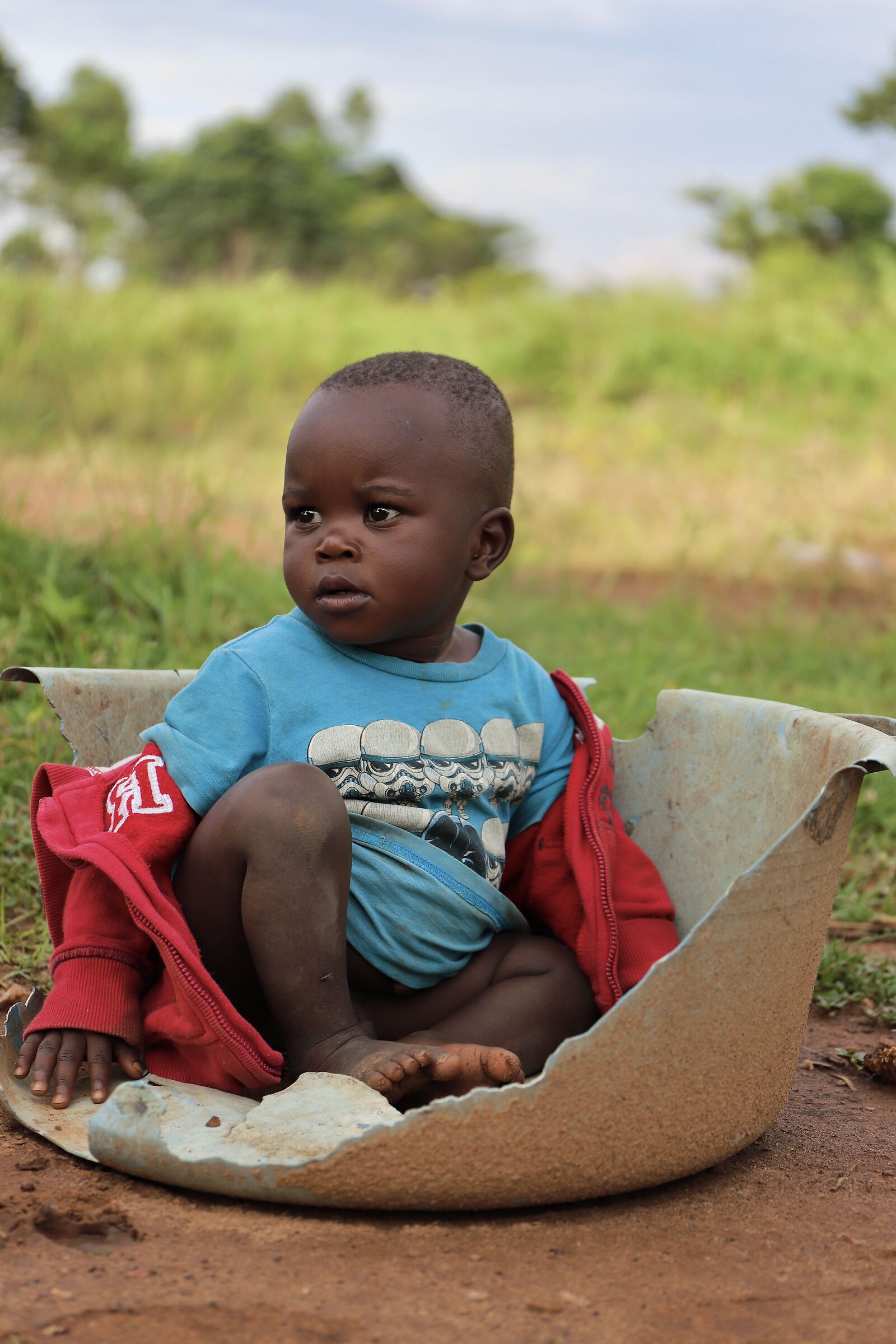 Baby in the basin