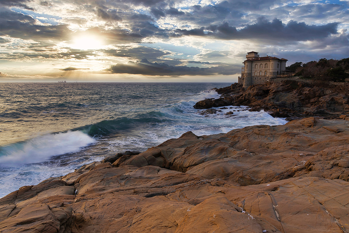 Sea at sunset