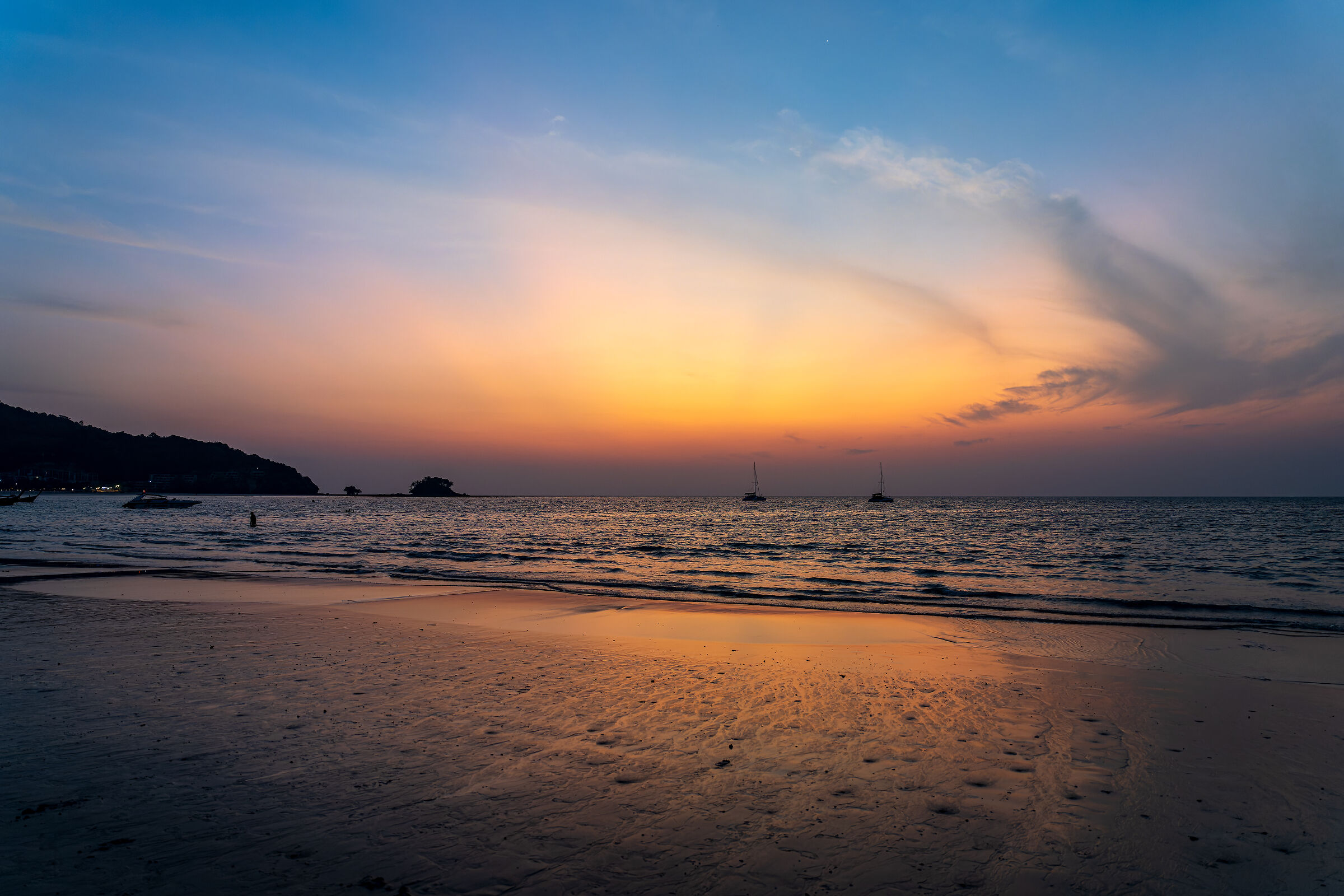 Sunset at Naiyang Beach