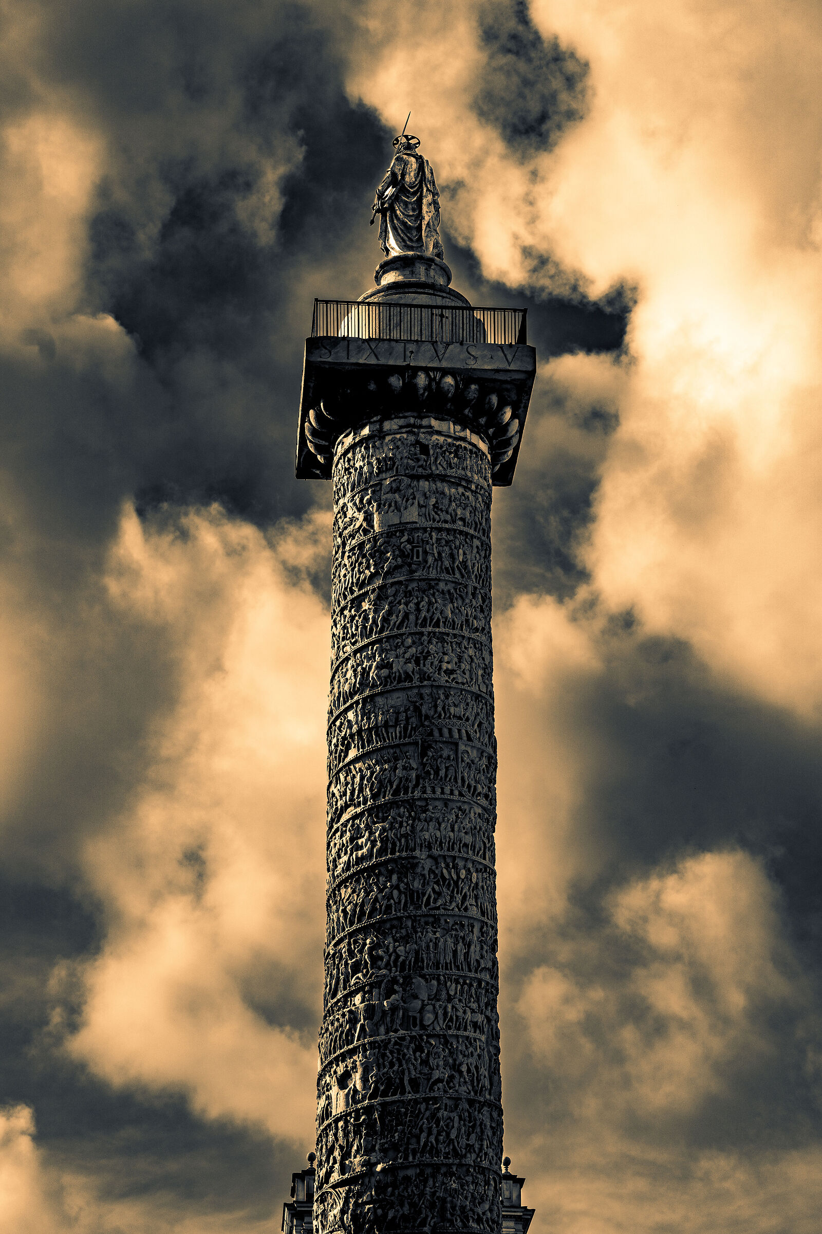 Colonna di Marco Aurelio, Roma