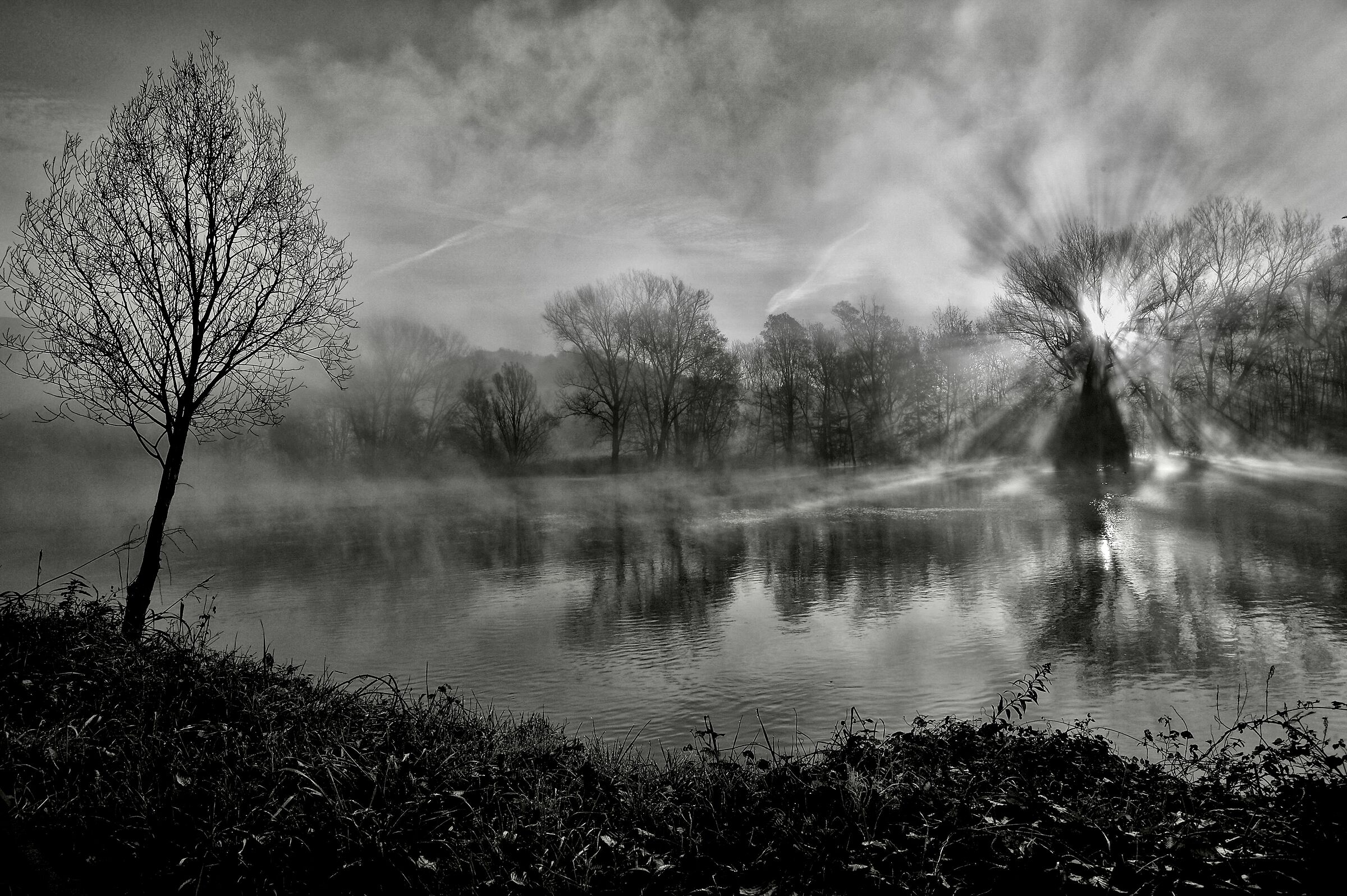Adda River, dawn