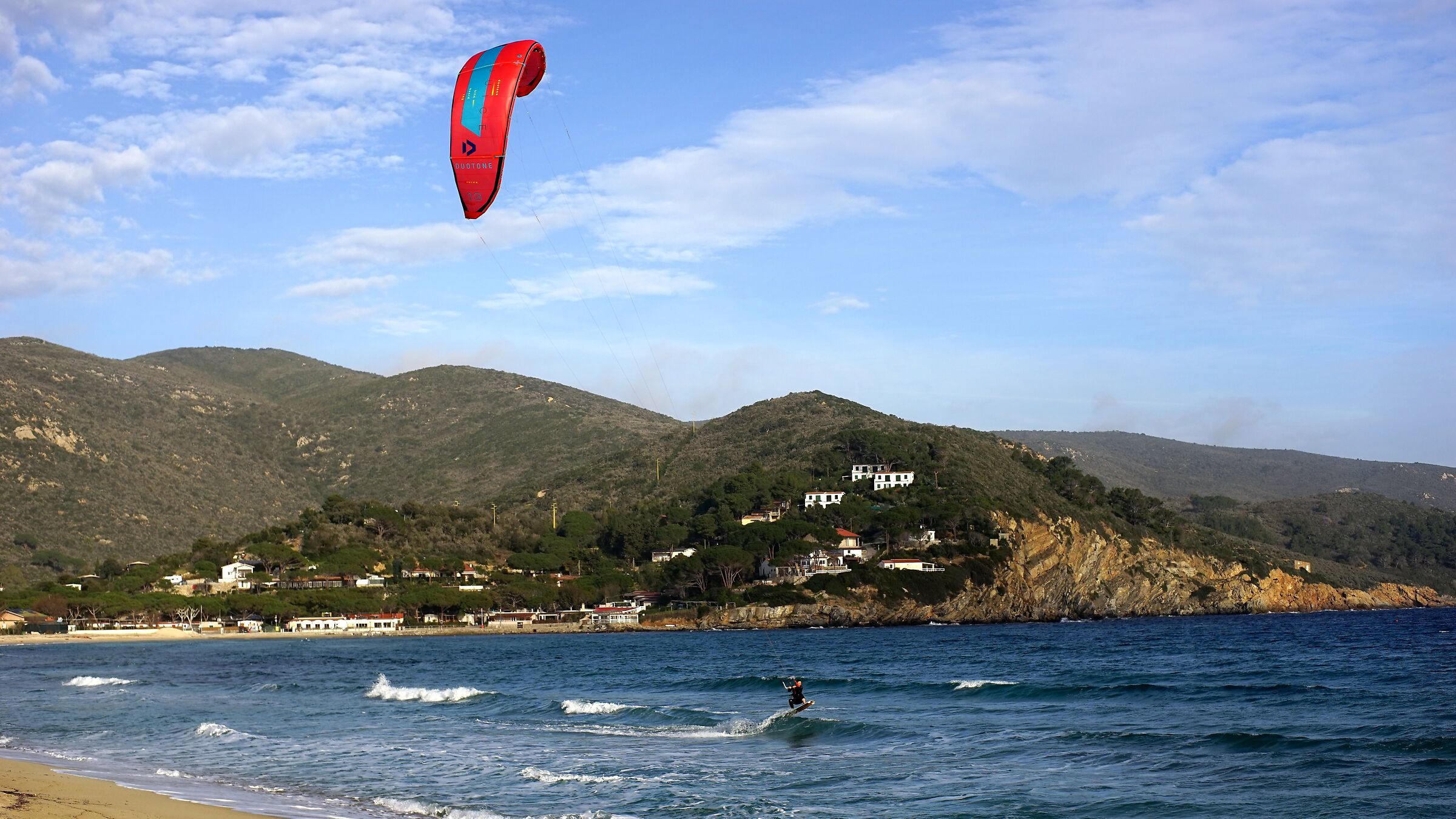 Kite surfing