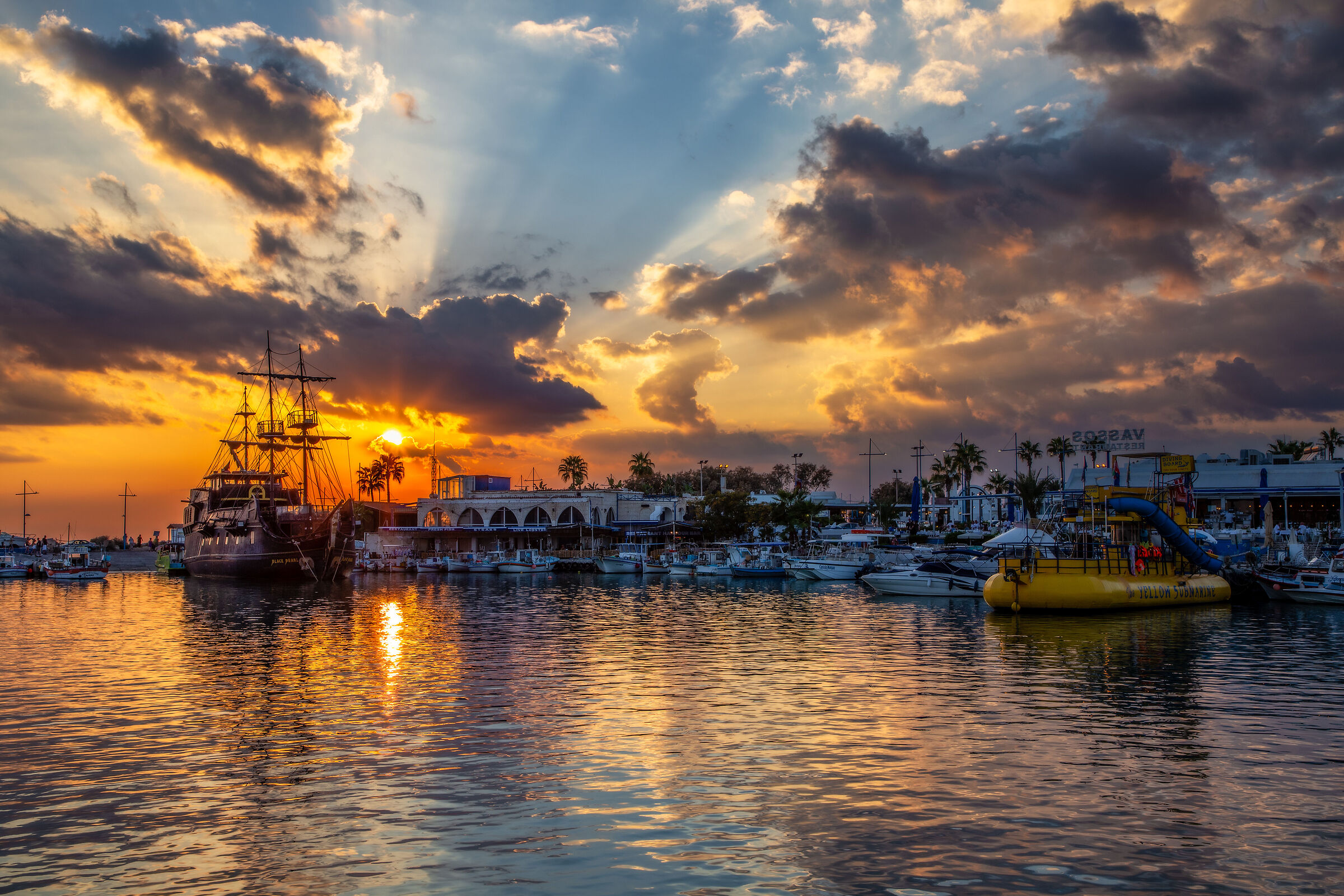 Ayia Napa Harbour - towards sunset