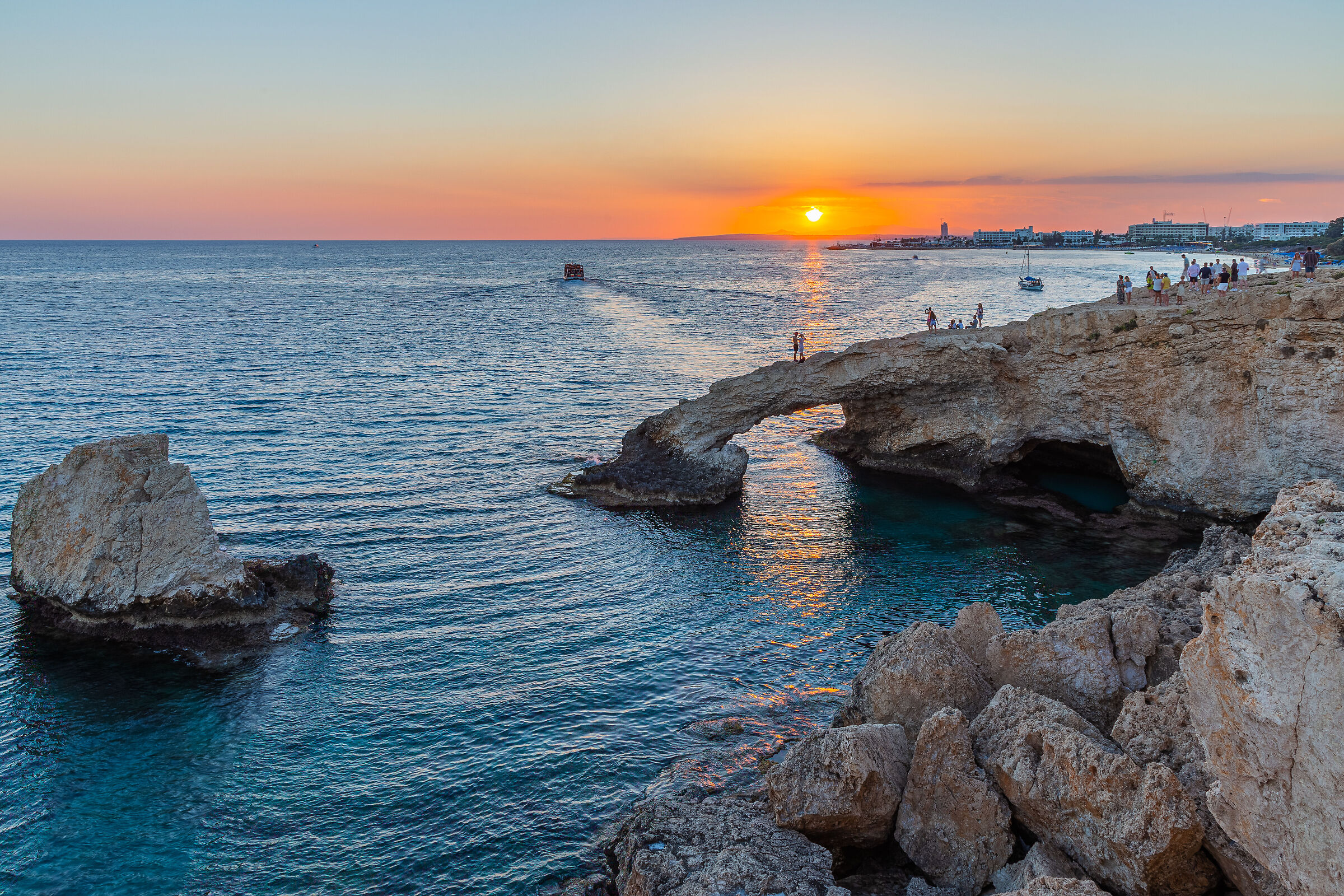 Ayia Napa - The Love Bridge at sunset