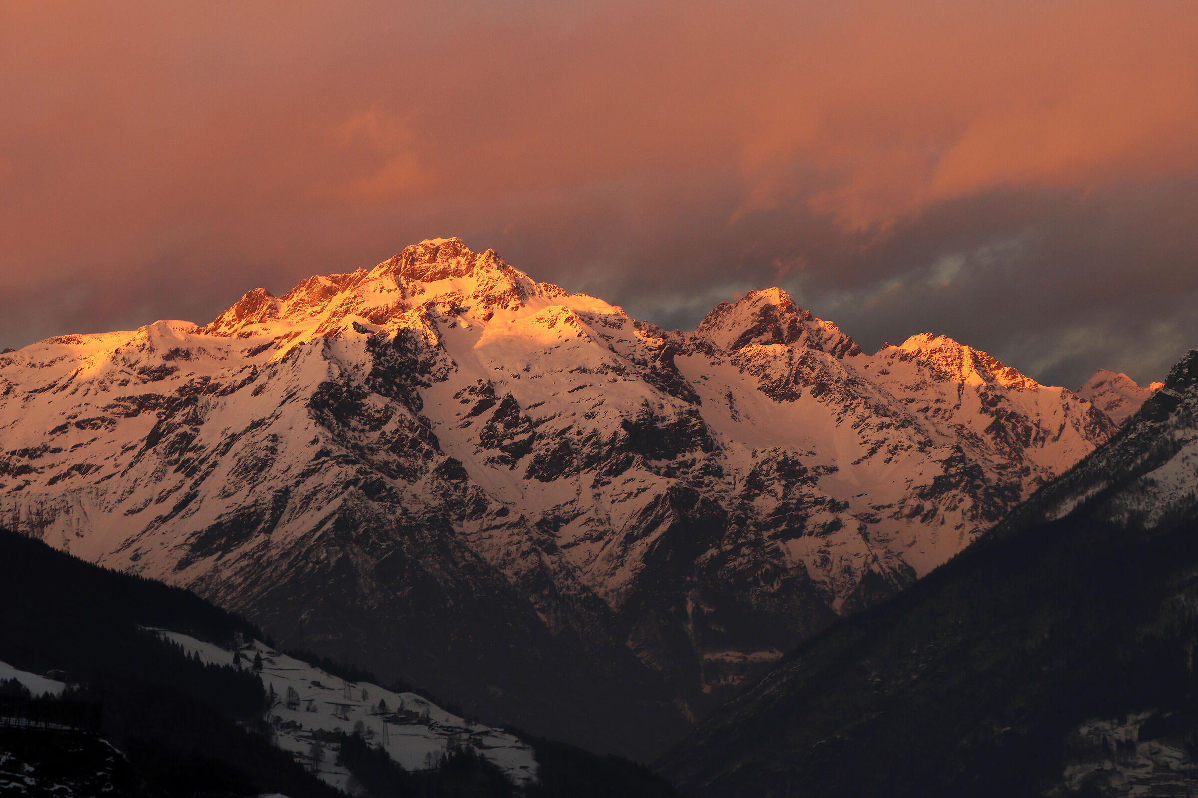 remembering an orobic sunset