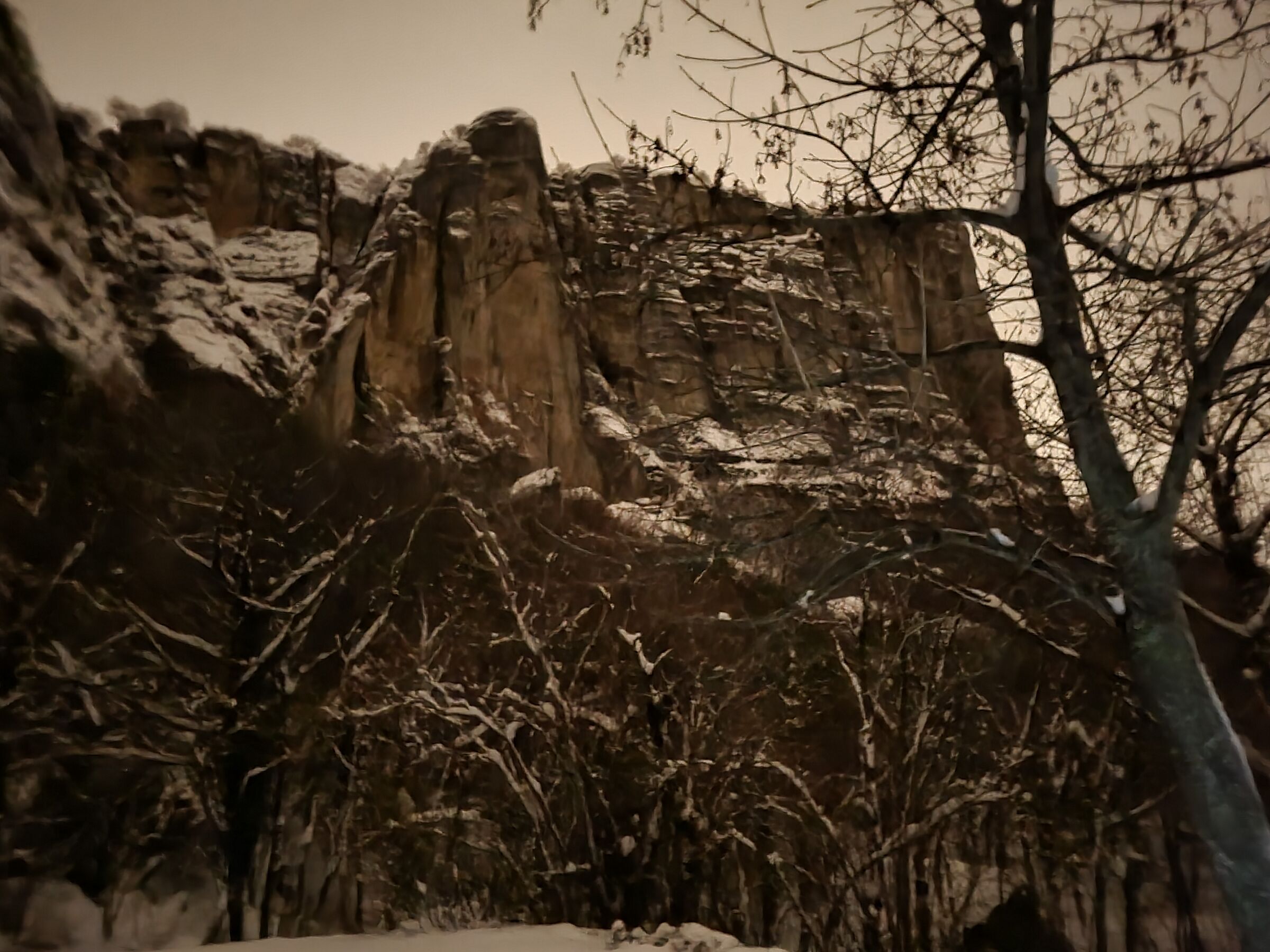 Pietra di Bismantova la notte!!!