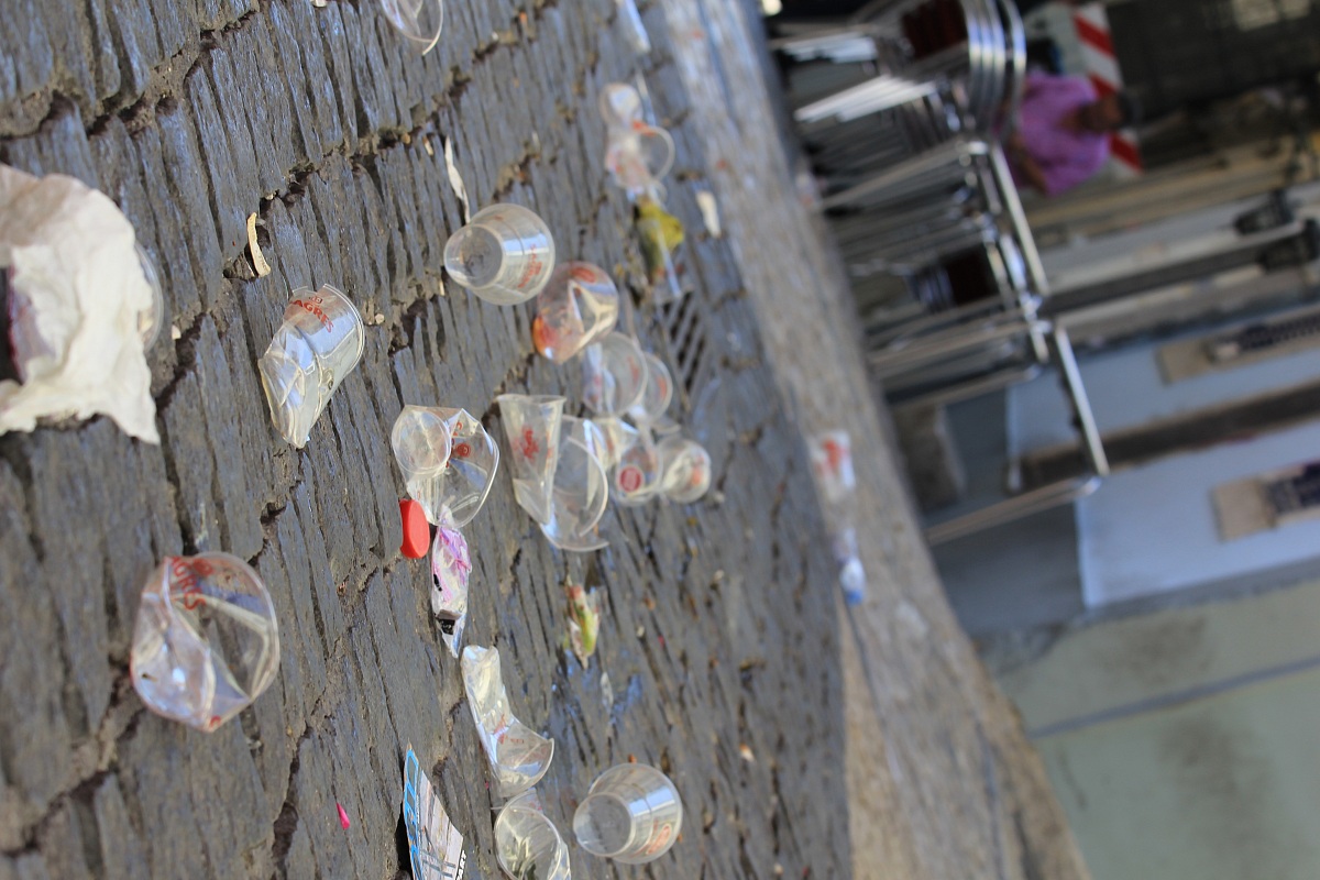 The day after the party ...