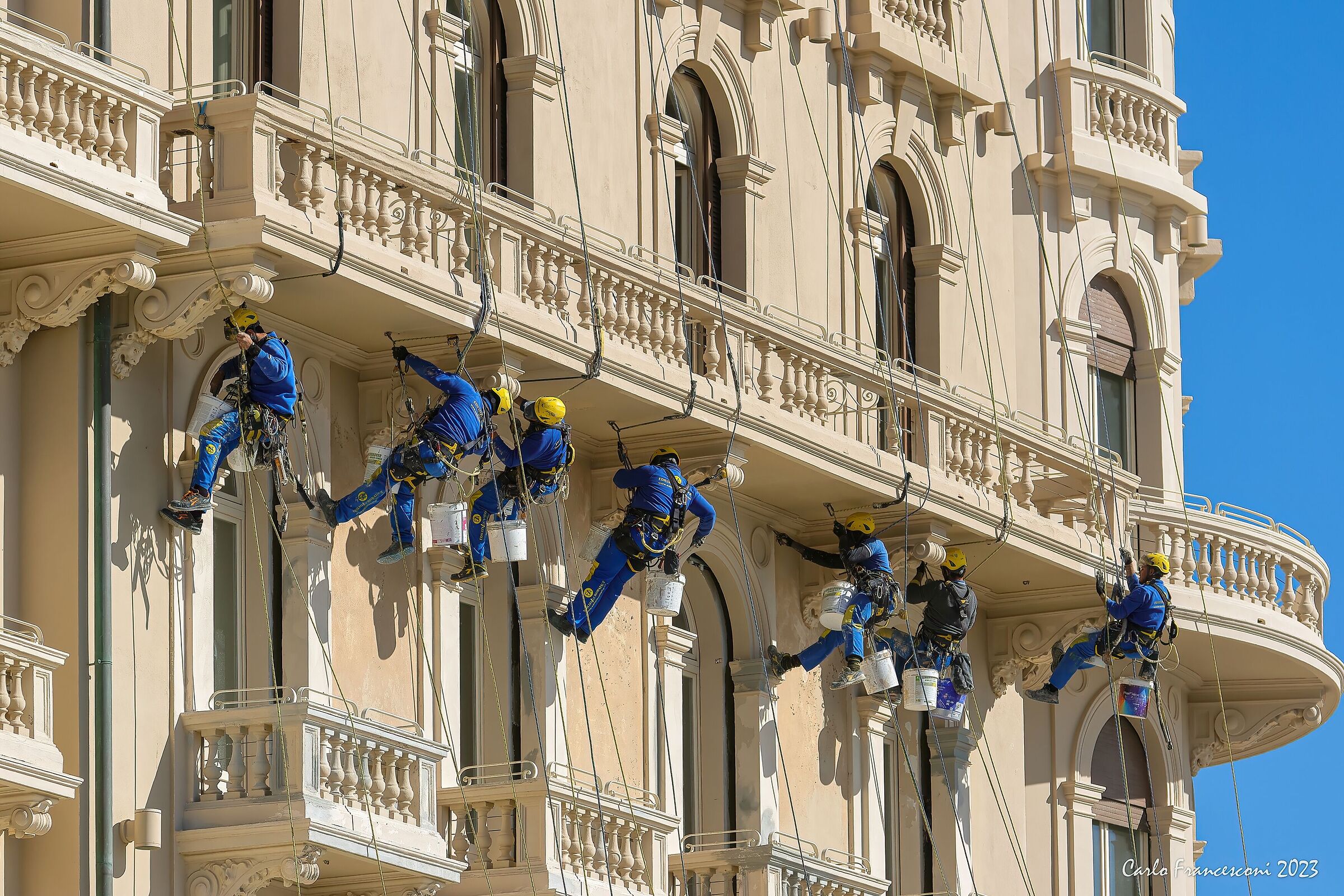 Acrobats on the streets