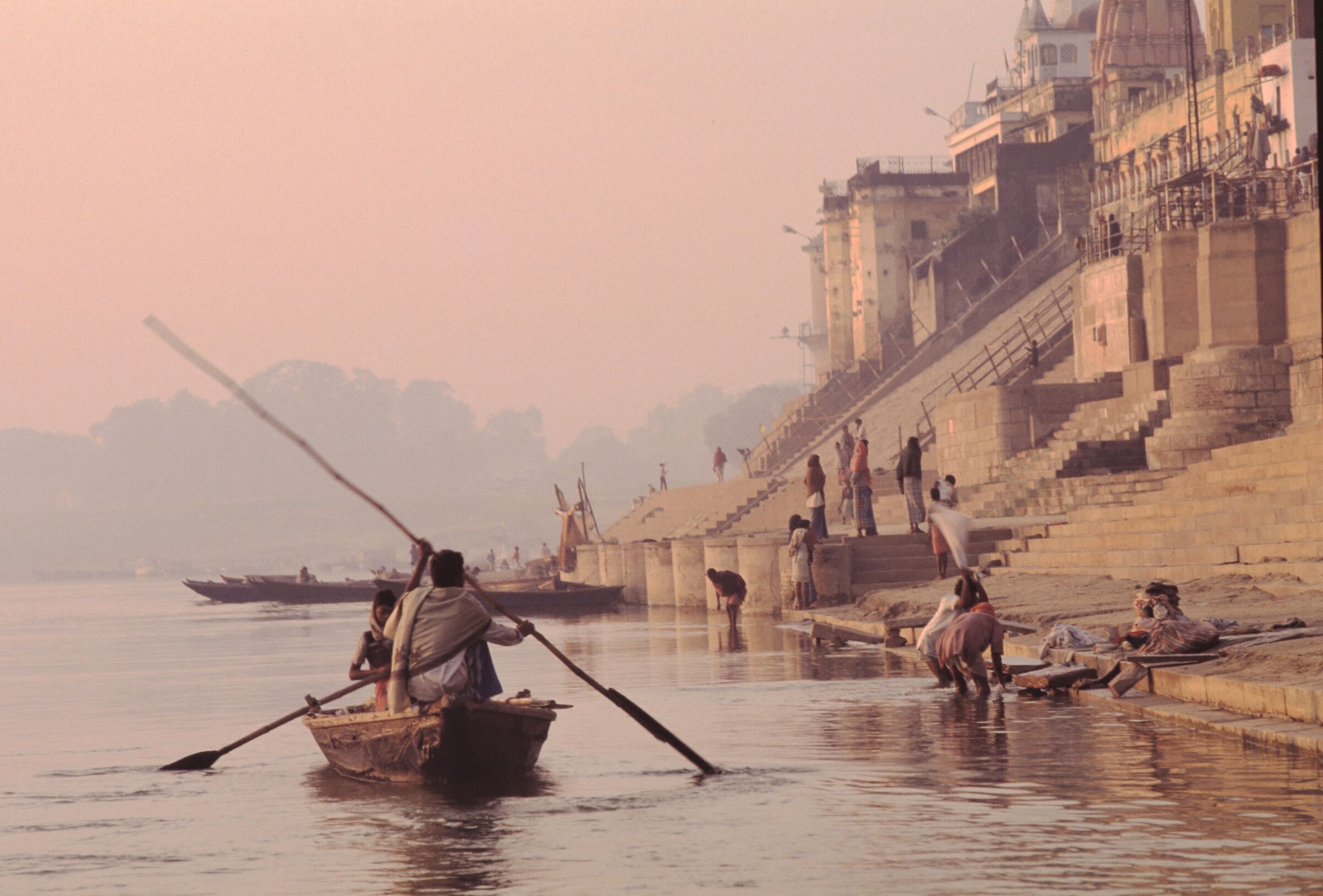 ON THE GANGES AMONG THE GAHT OF CALCUTTA