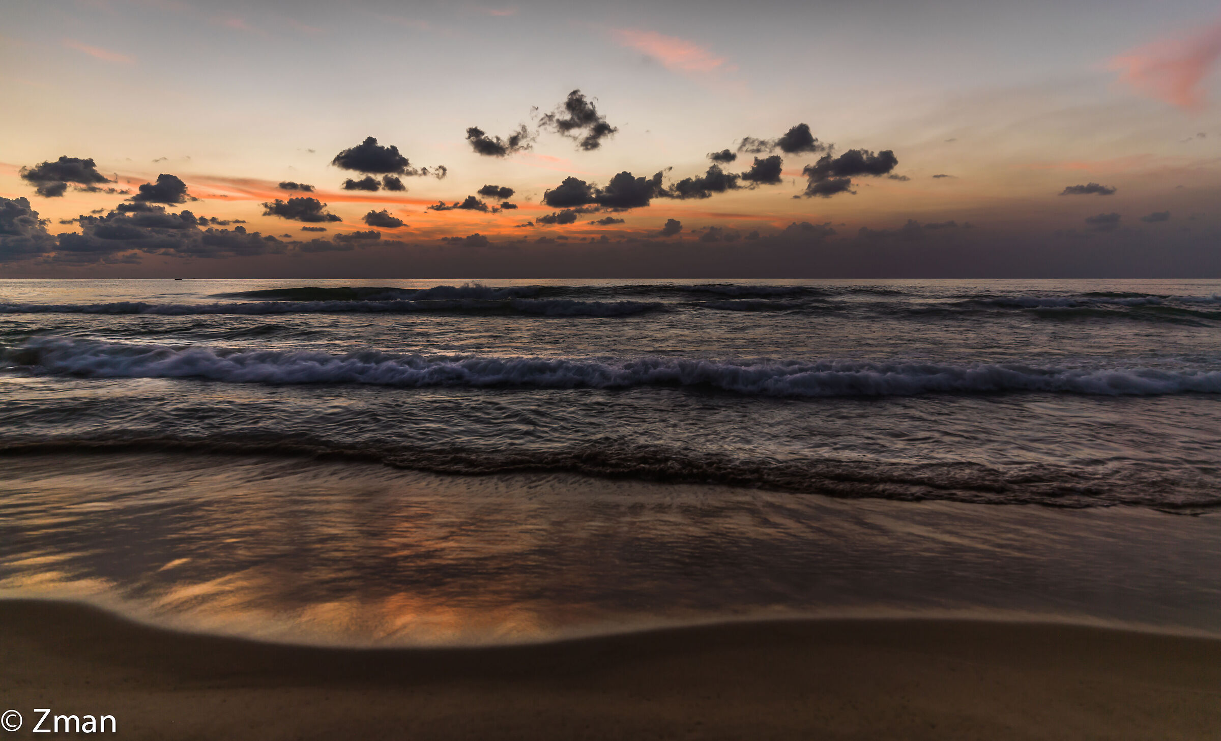 Tramonto a White Sands Beach