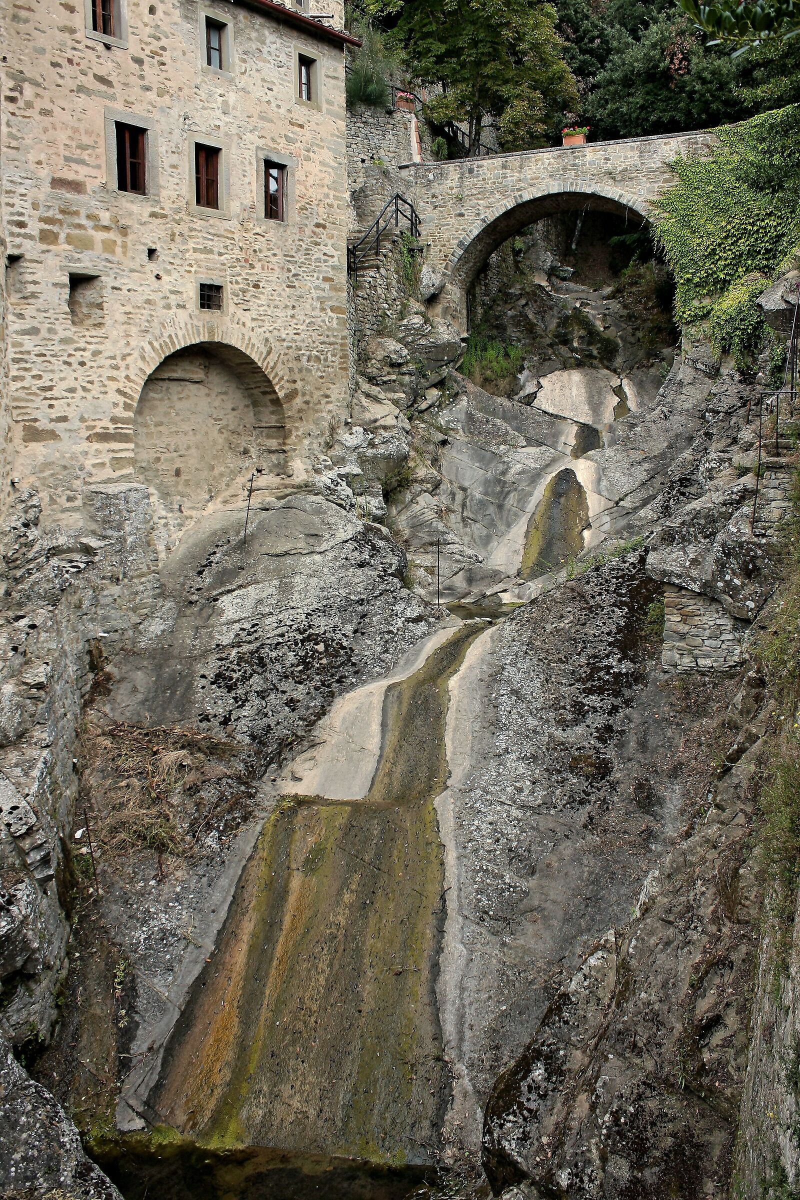 ... Fissure in the mountain