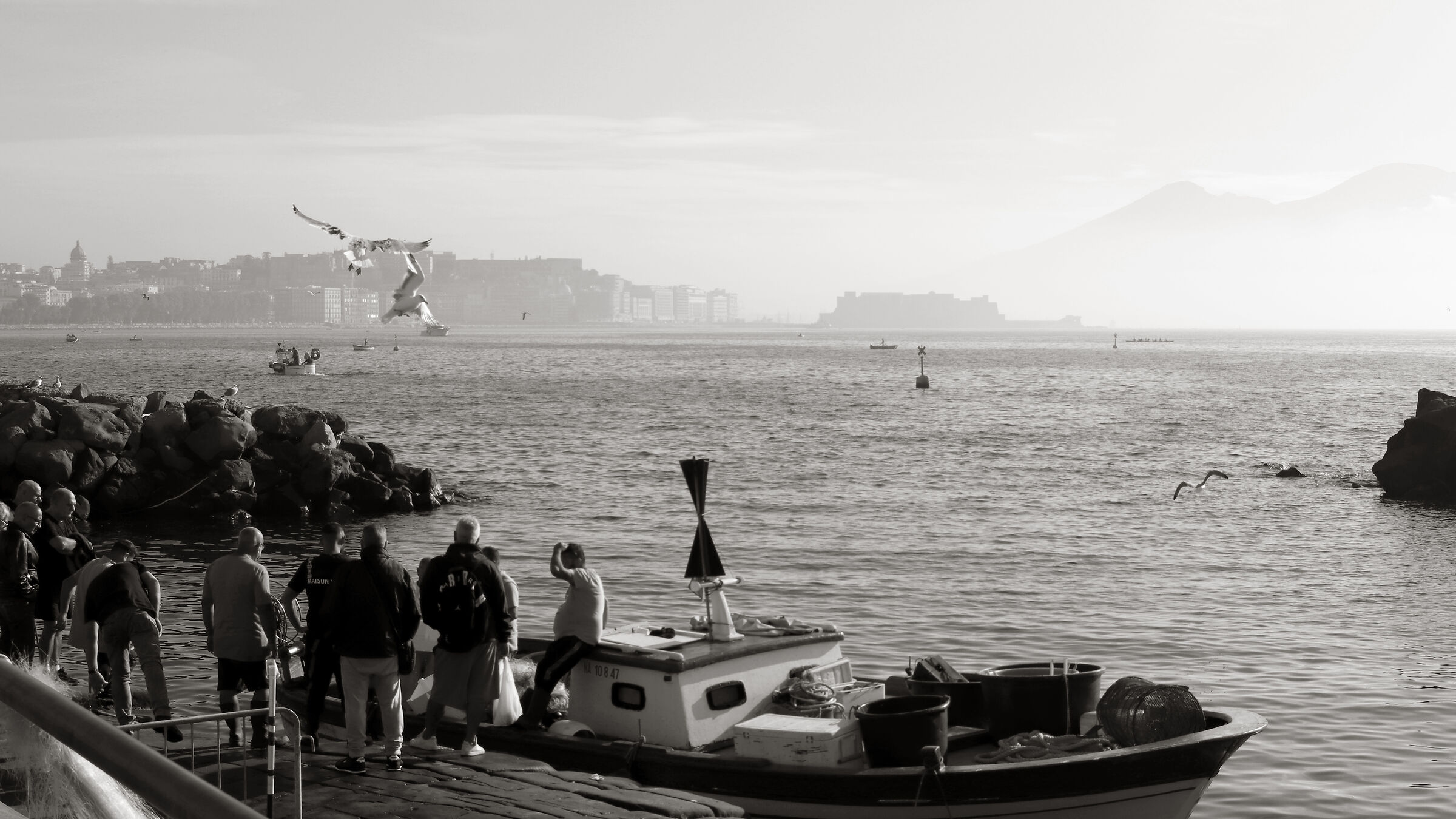 fishermen at Sebeto