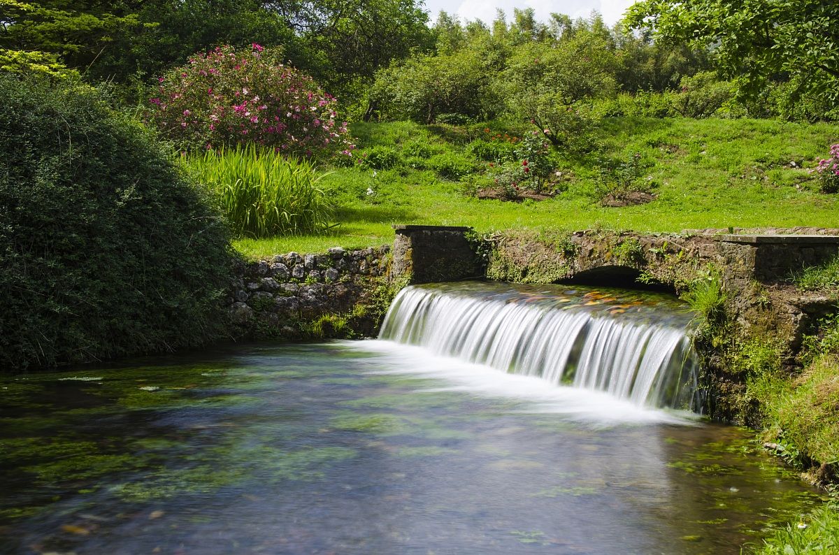 Entry in the gardens