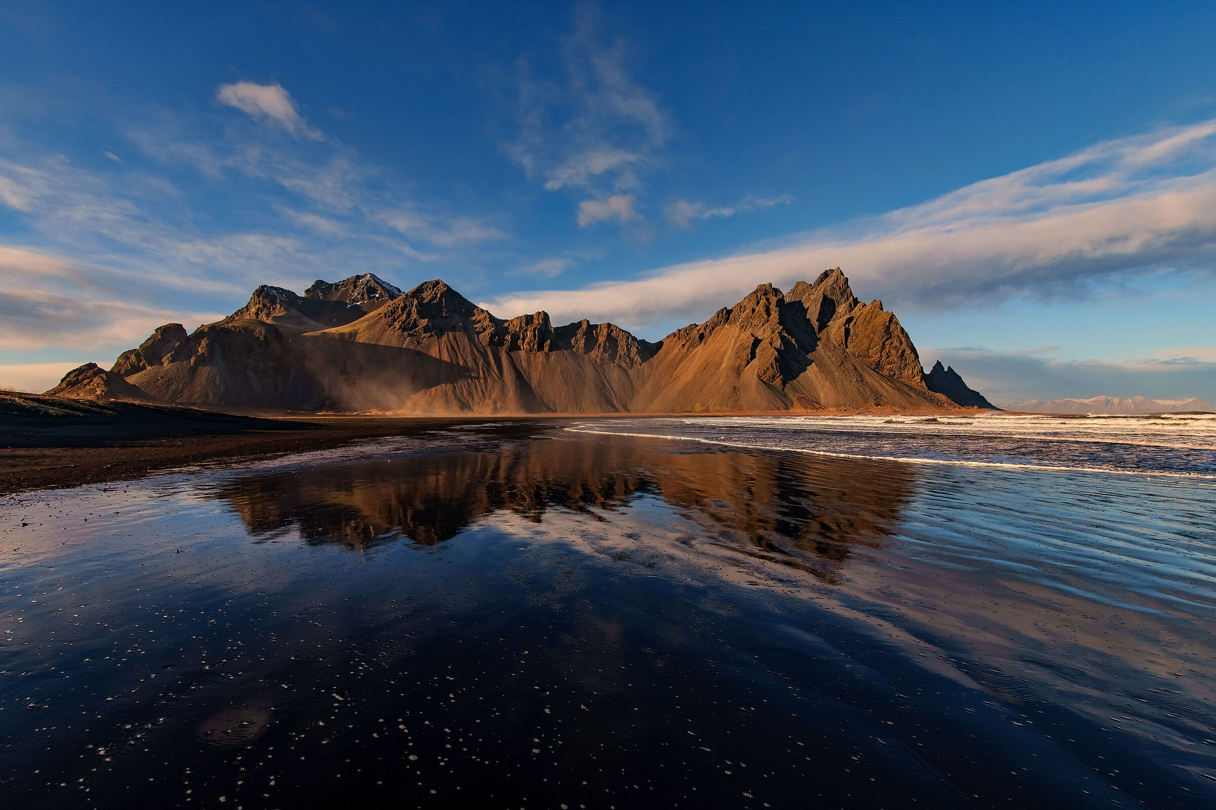 Tramonto sul Vestrahorn Islanda
