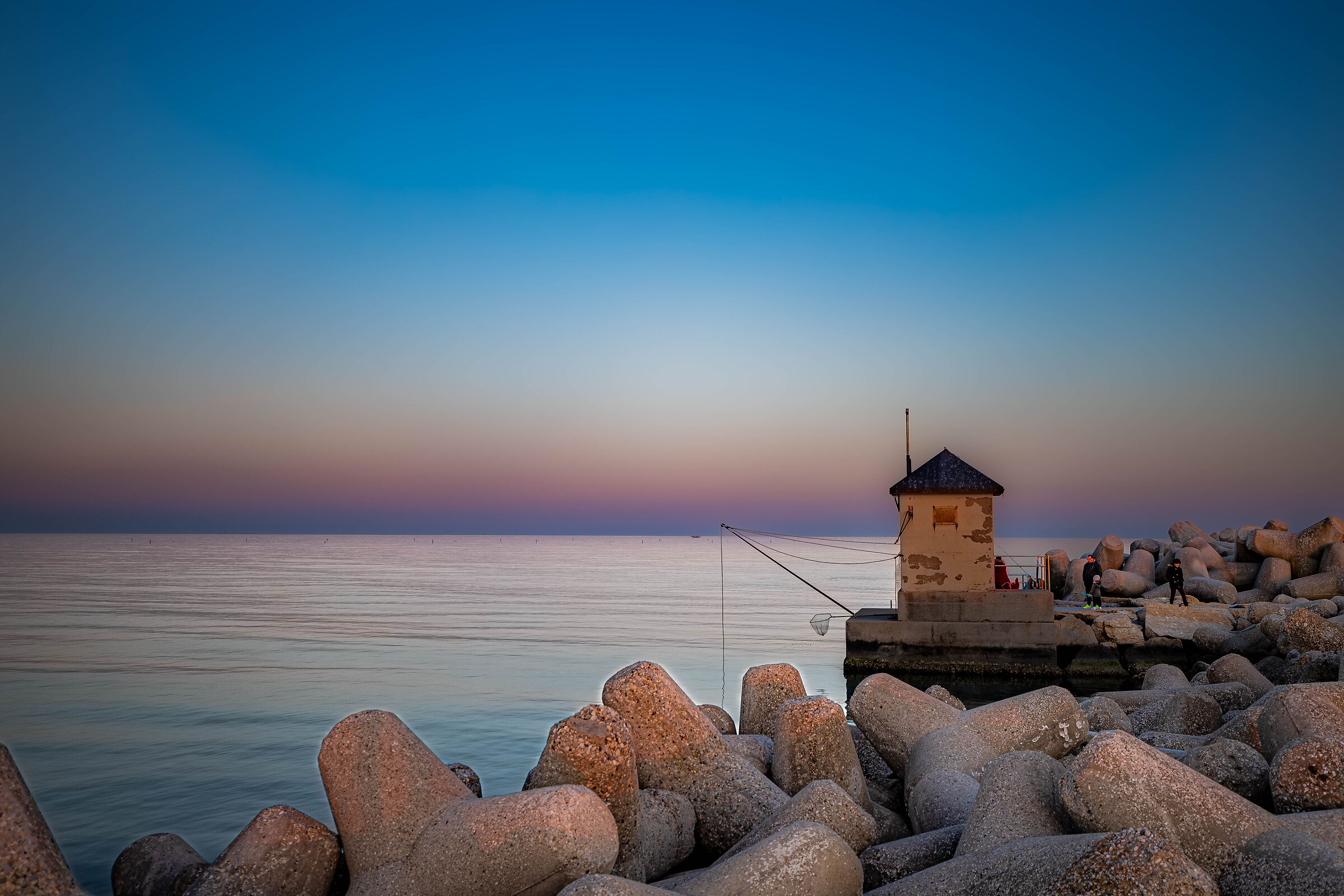 Tramonto in laguna veneta