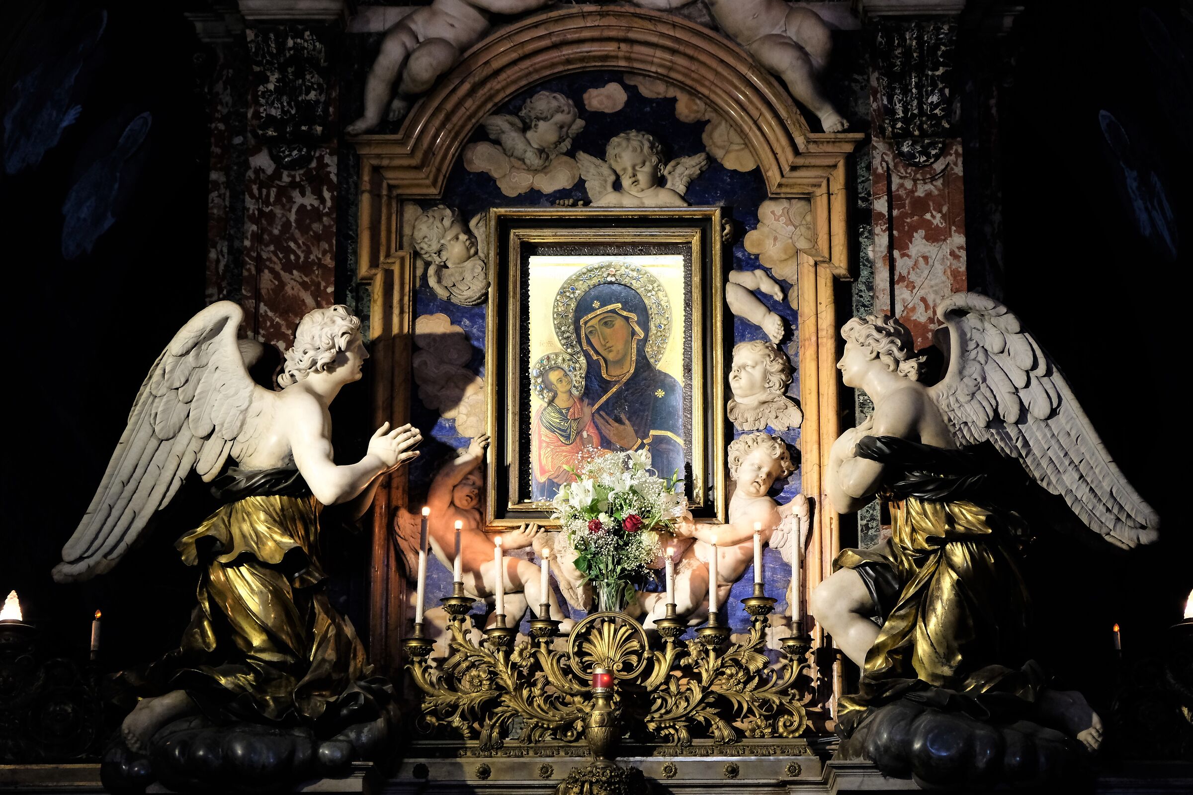 Grottaferrata - particolare dell'Altare