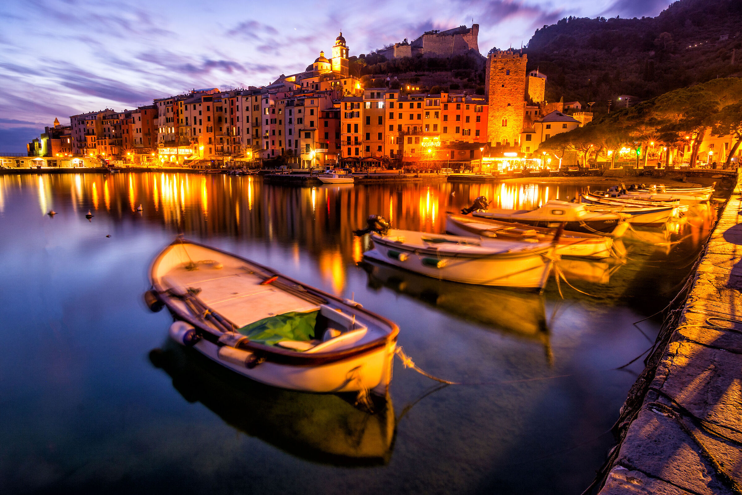 Almost night in Portovenere