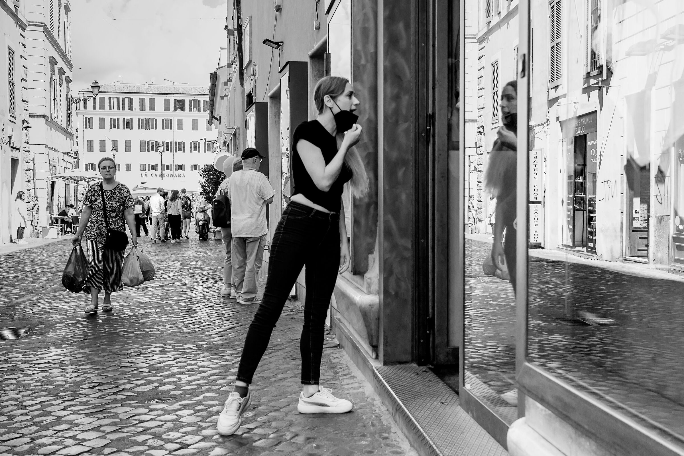 Tell me showcase, how am I without a mask?