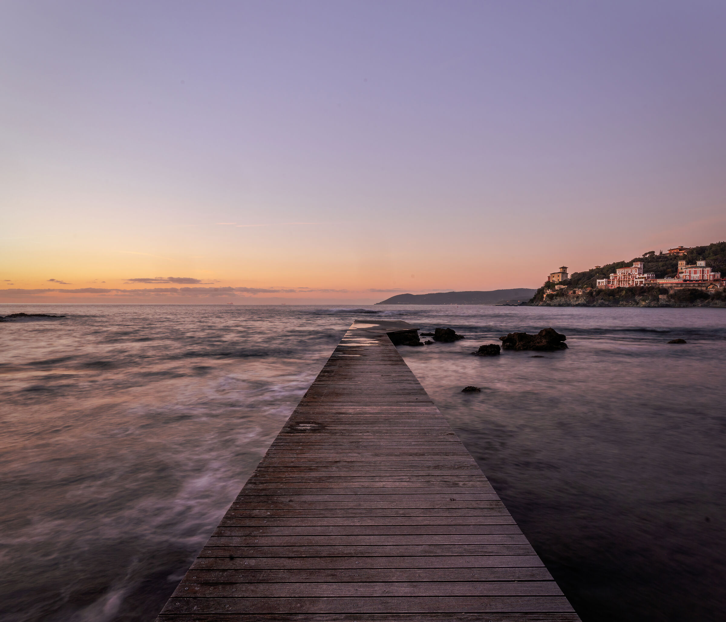 Walkway with sea view