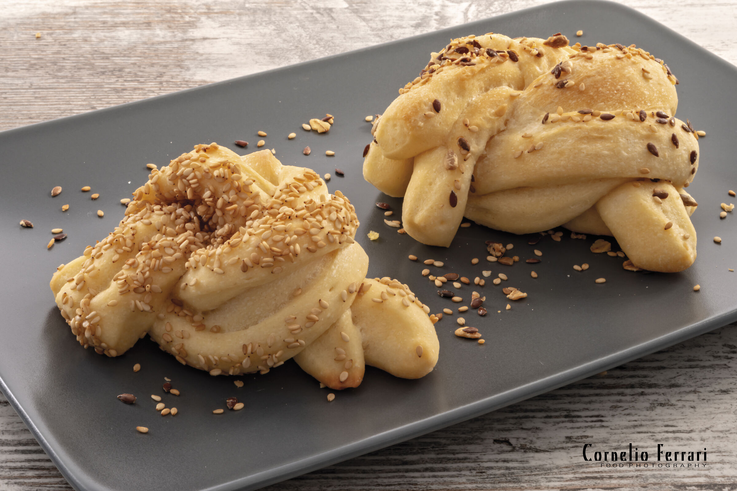 pane italiano con seme vari