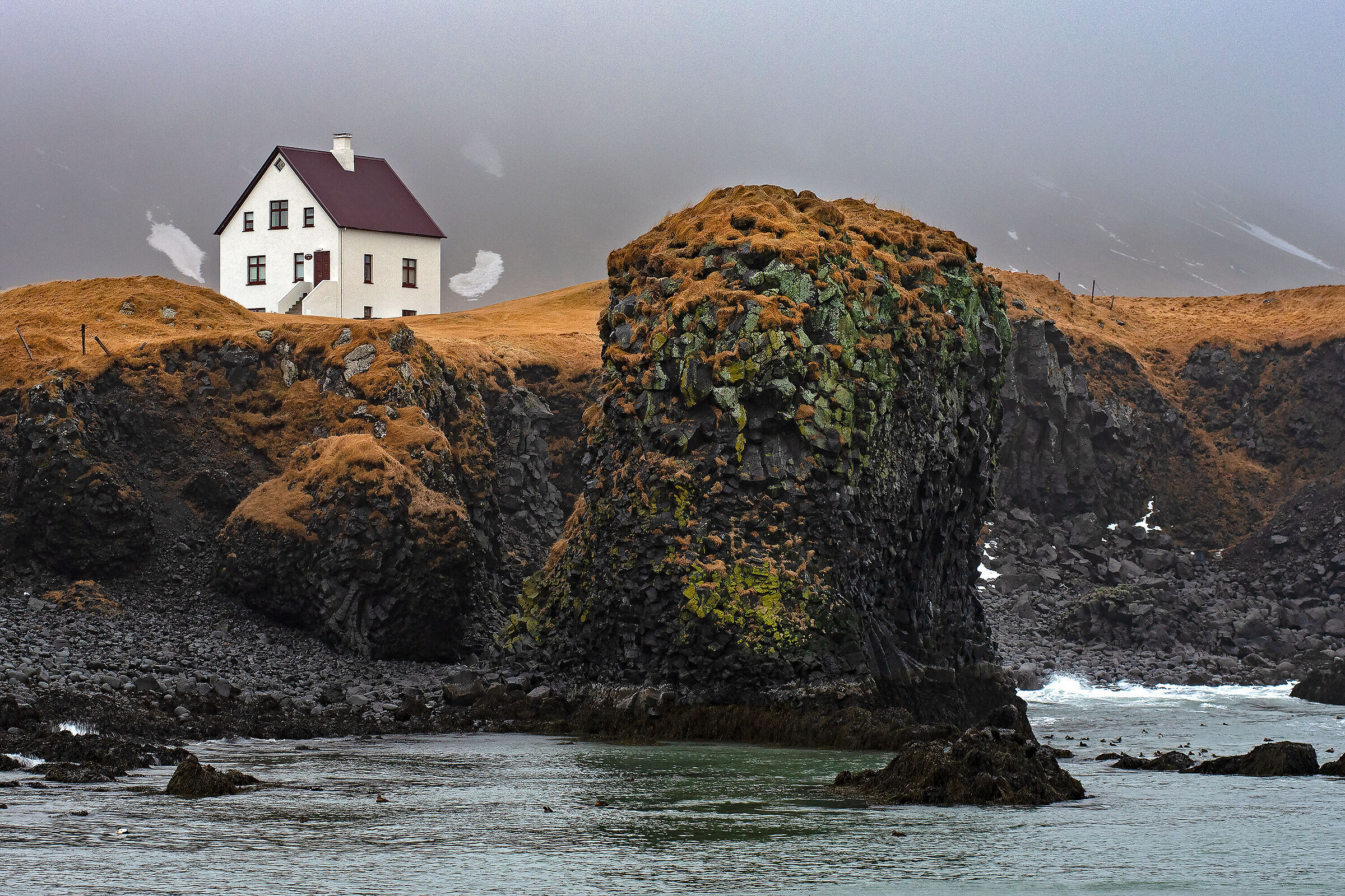 The fishing coast of Arnarstapi.