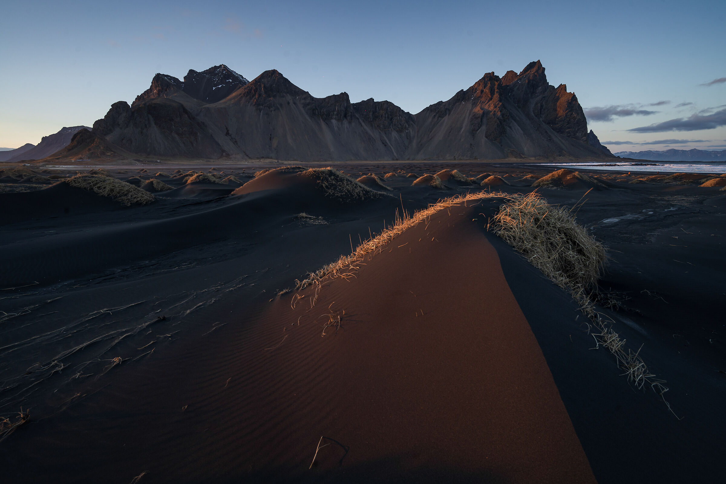 Vestrahorn al tramonto