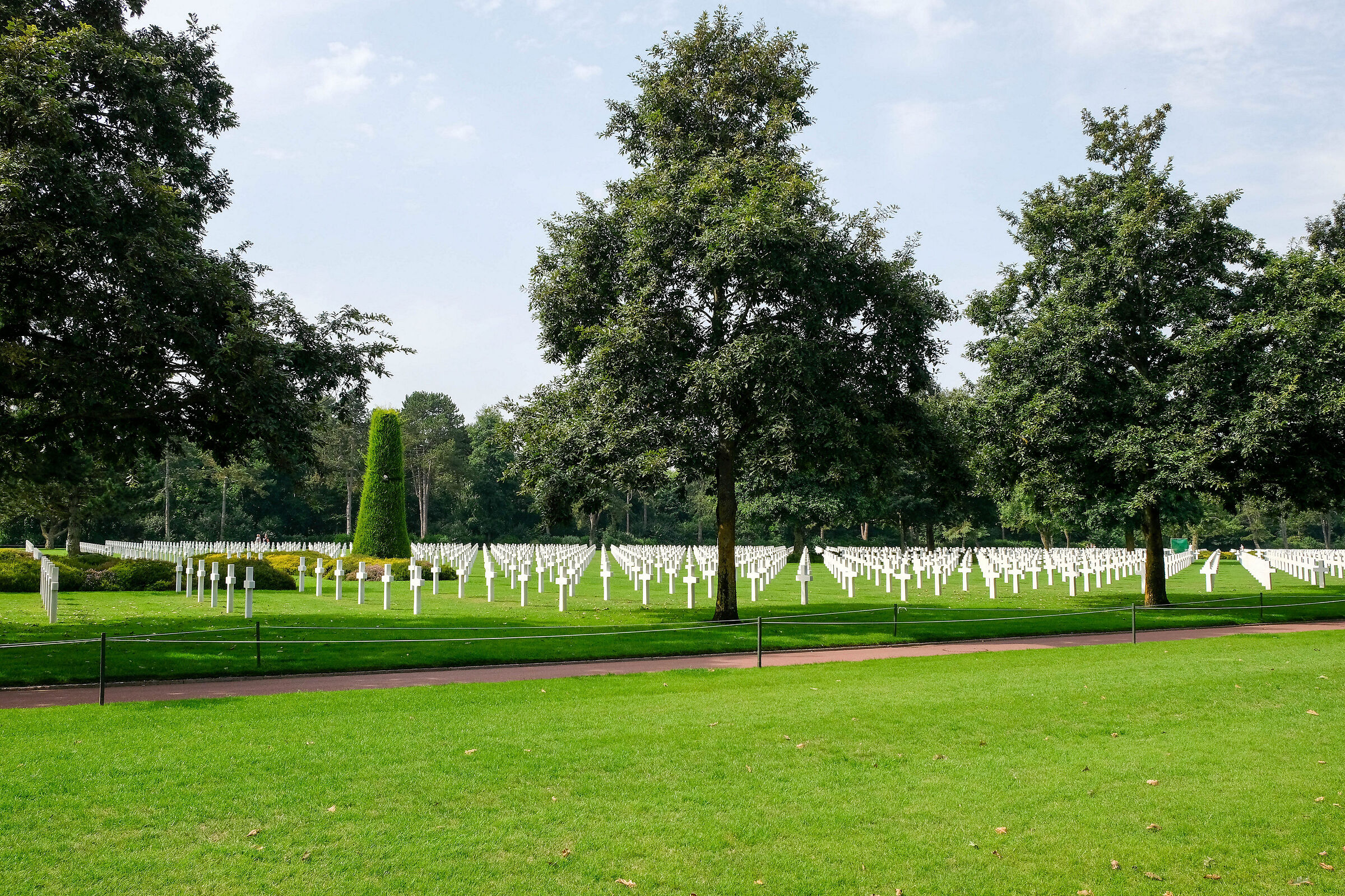 cimitero americano in Normandia-2