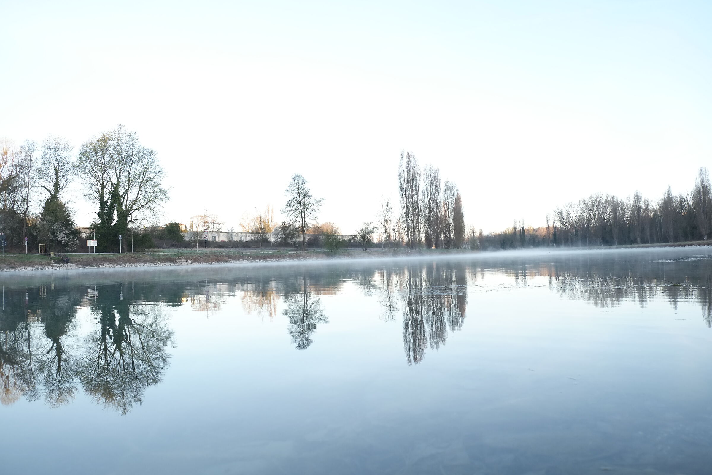 Aurora on the Mincio