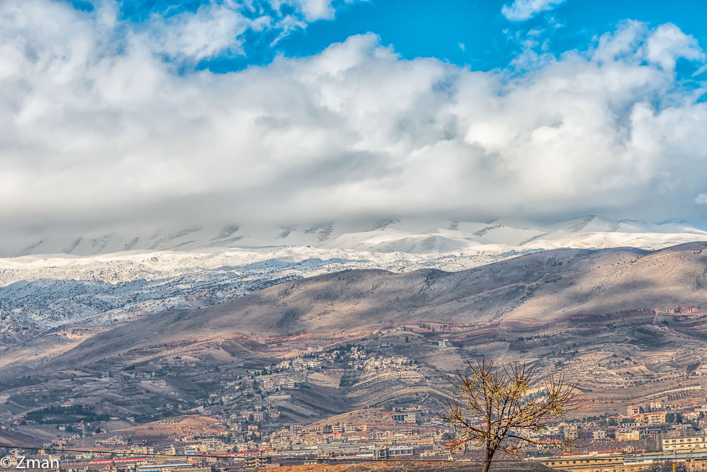 Rolling Hills and Snow