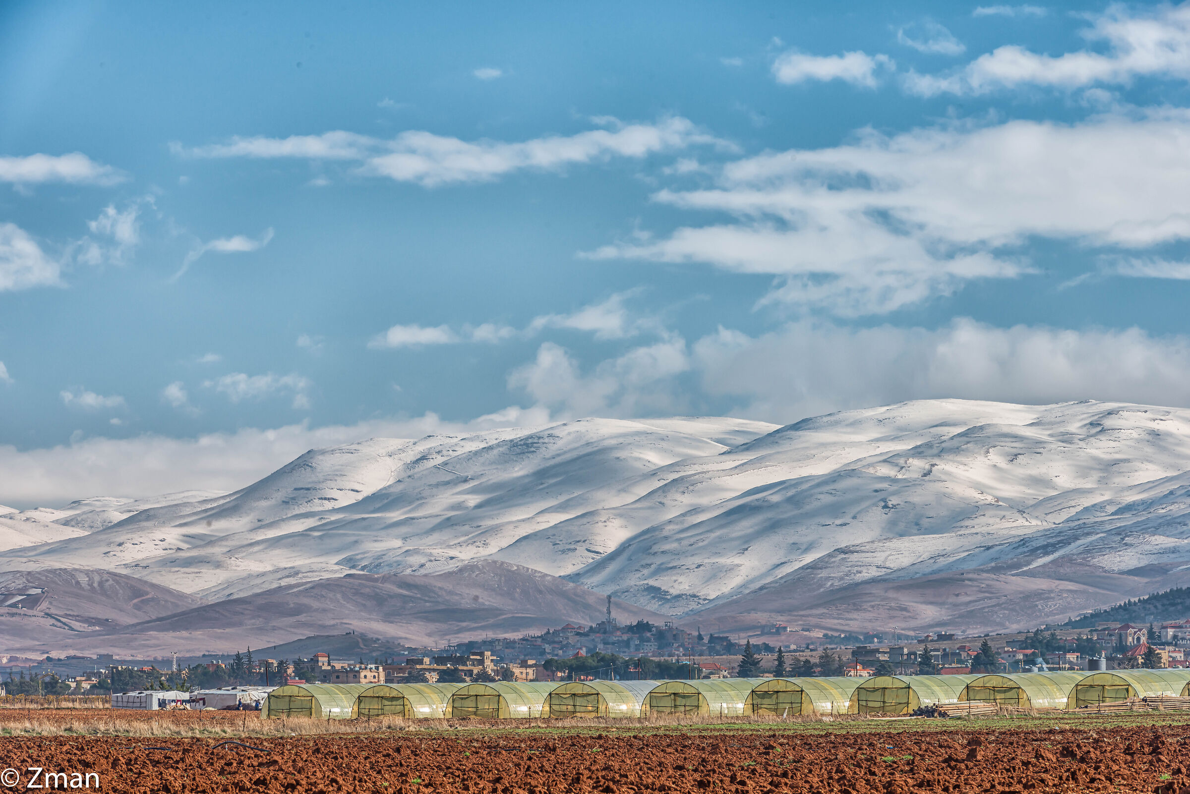 Rolling Hills and Snow