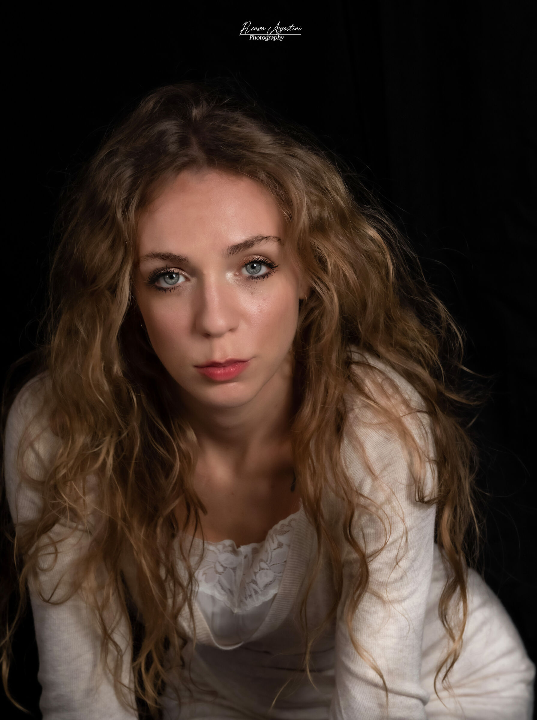 In the studio with Carolina.