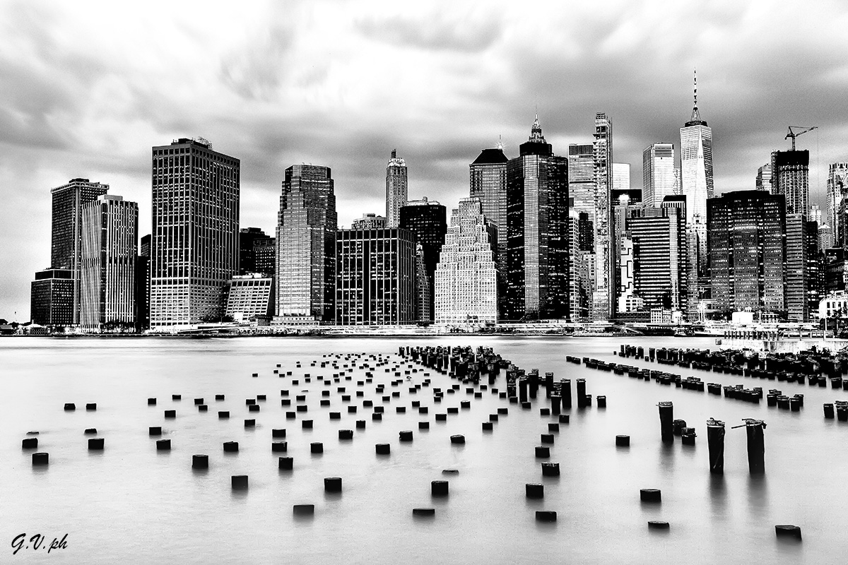 Manhattan skyline from Brooklyn