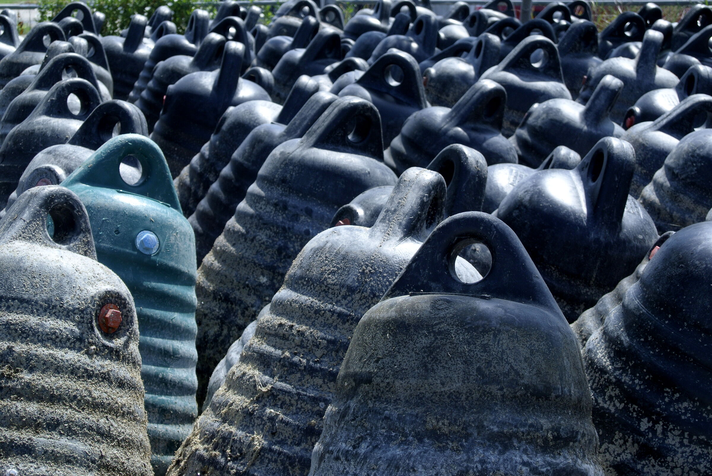 buoys in Pellestrina