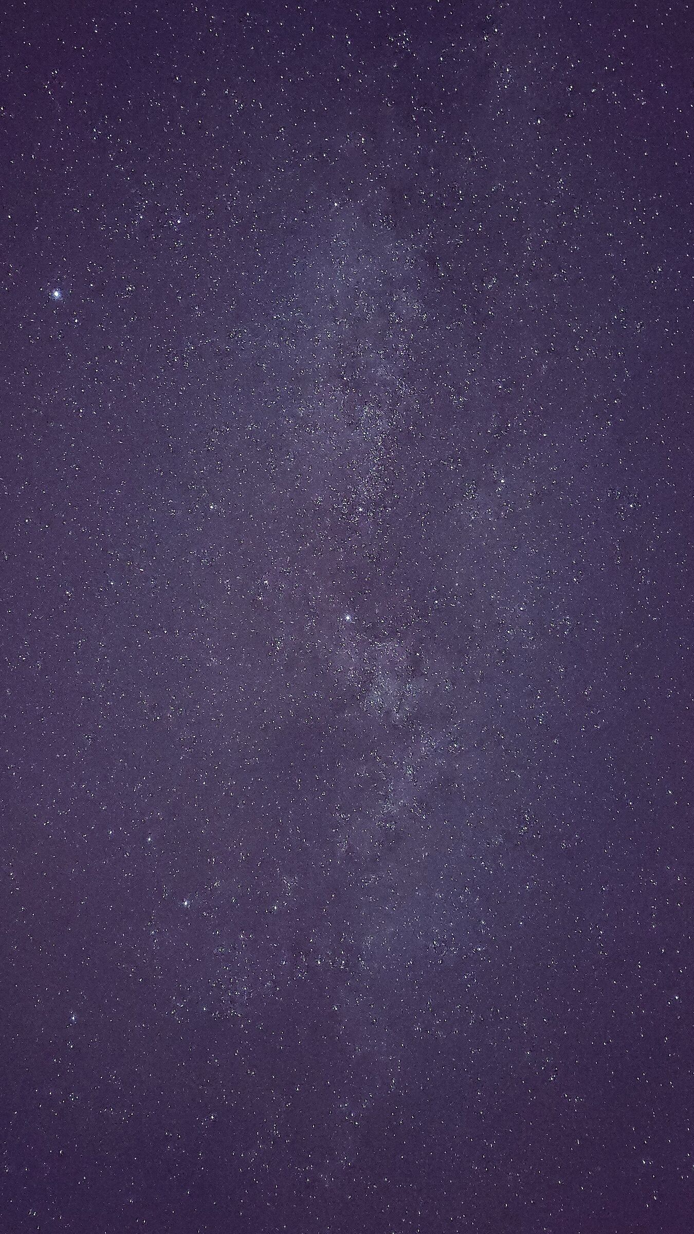 Milky way through small smartphone sensor