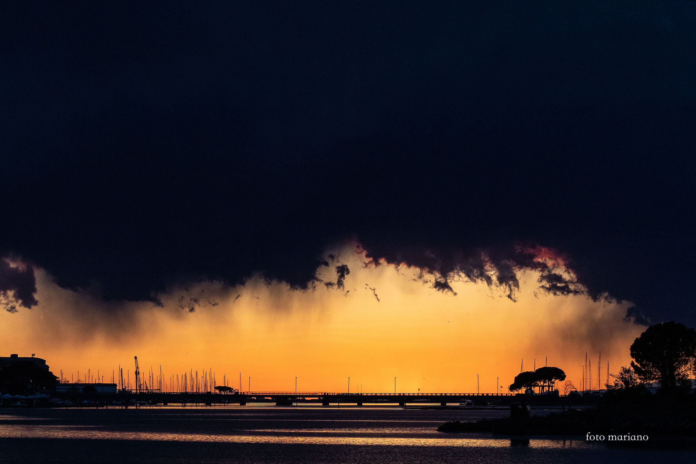 Degree at sunset