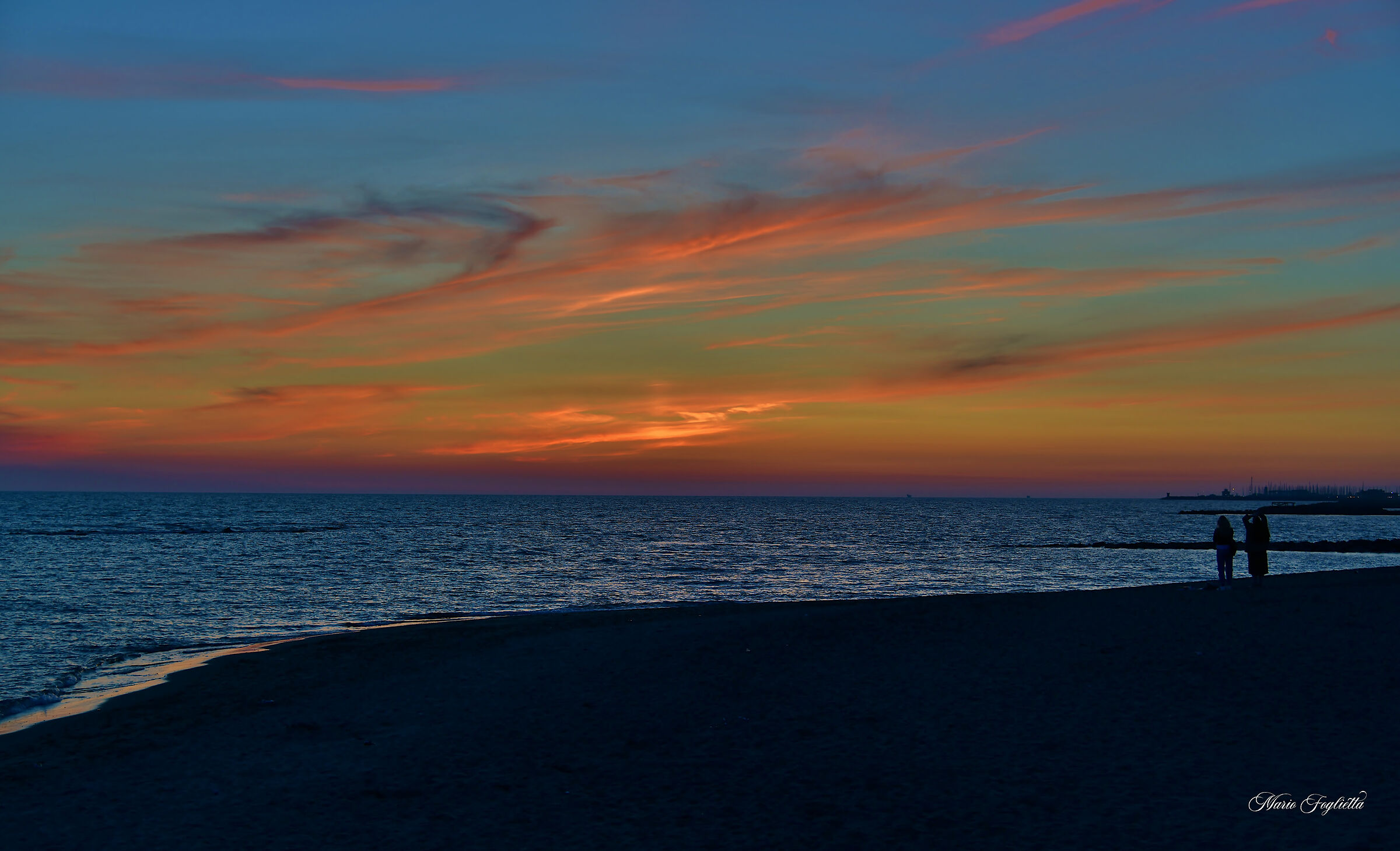 Smile, I offer you a sunset....