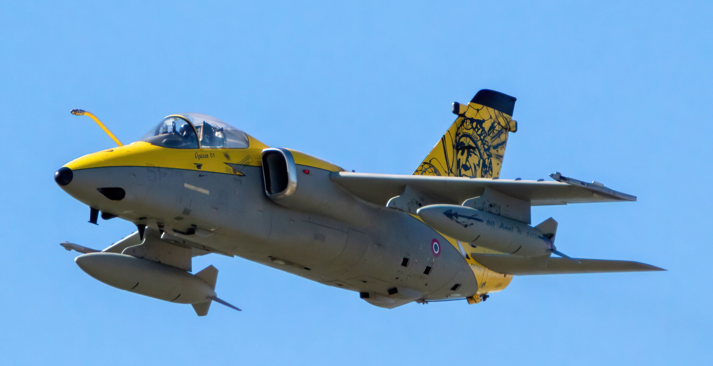 He looked like a canary and instead..