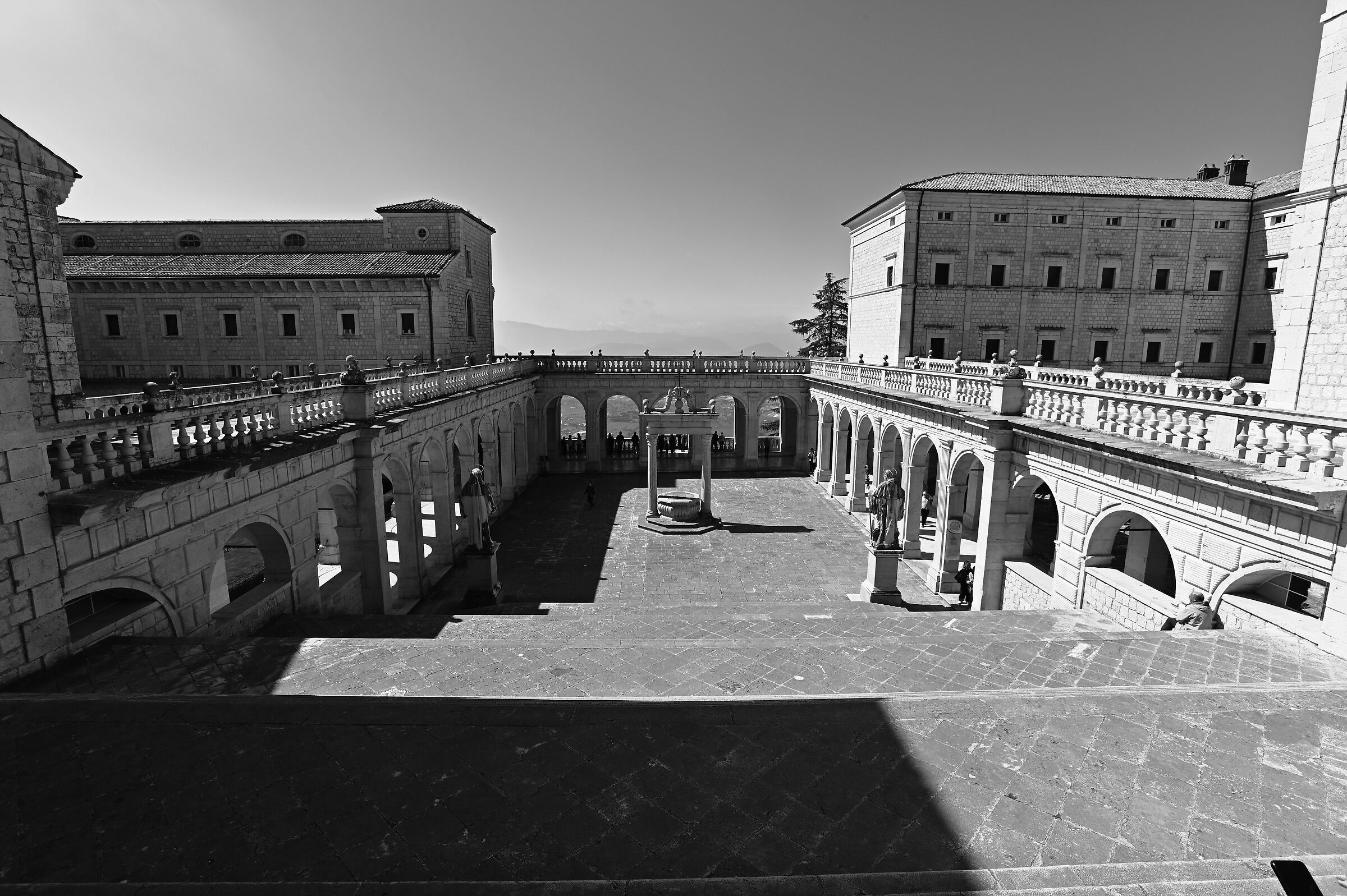 Chiostro Abazia Montecassino