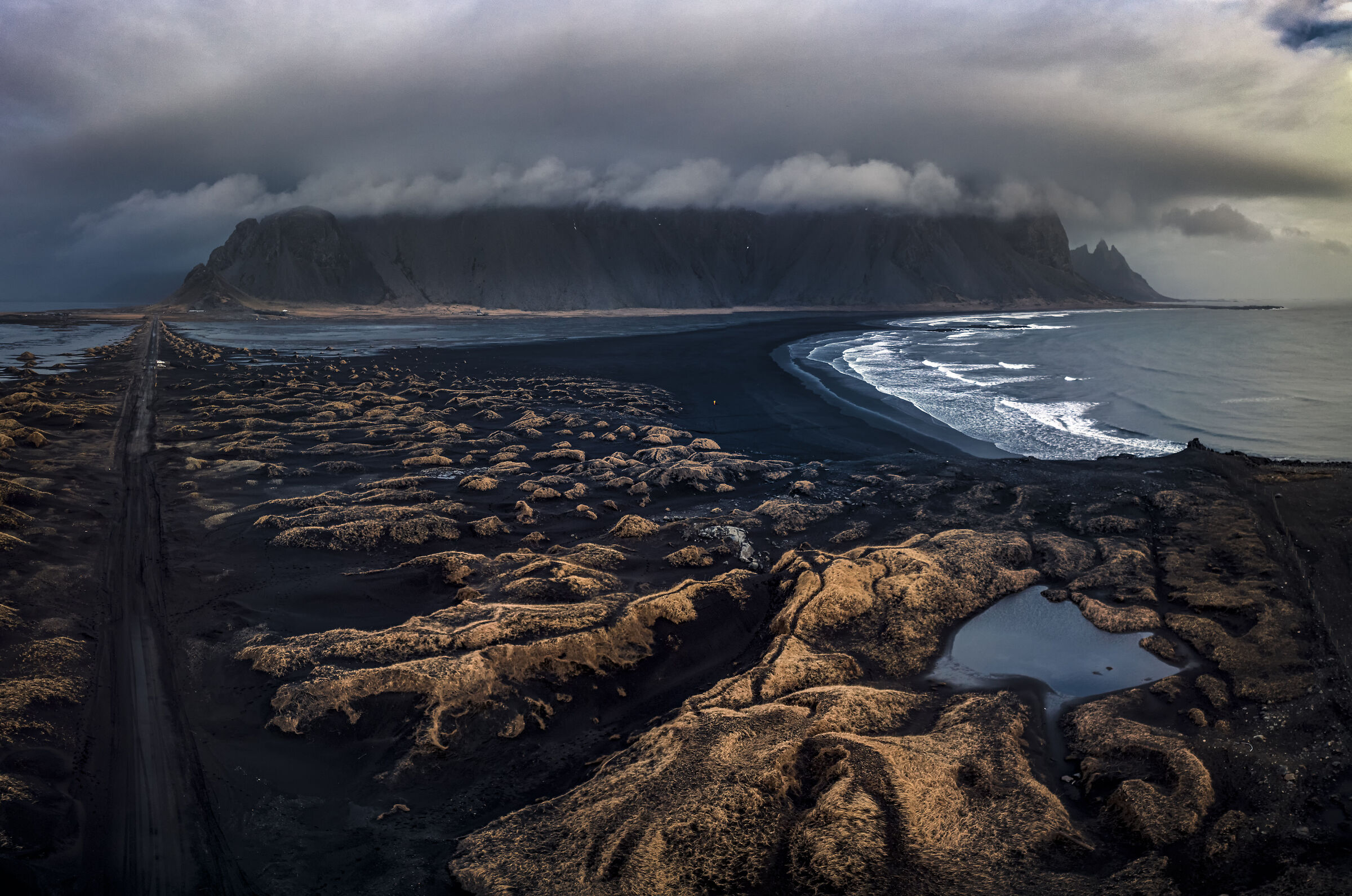 Aerial Stokksnes