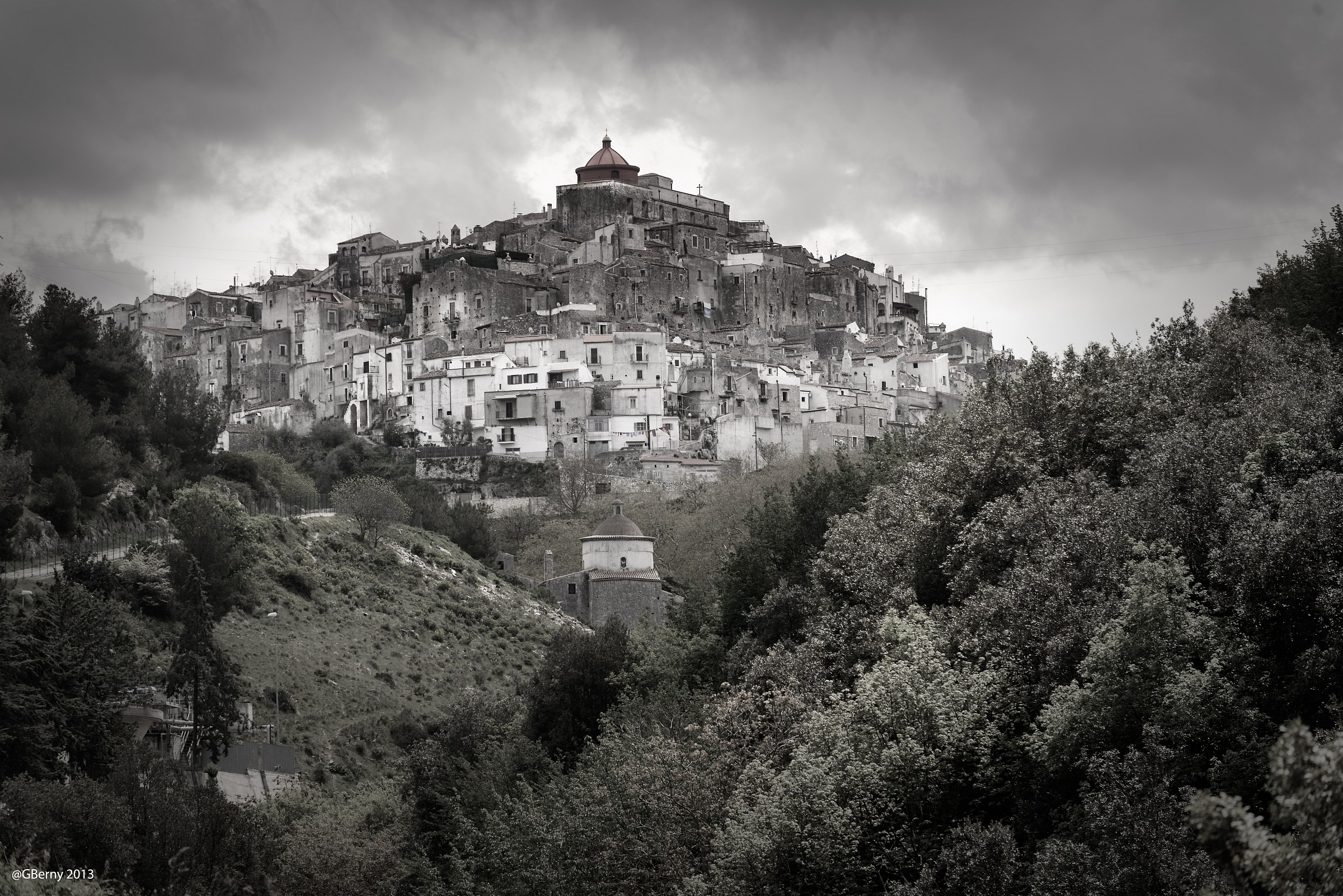 My country 'tis you're on a hill ...