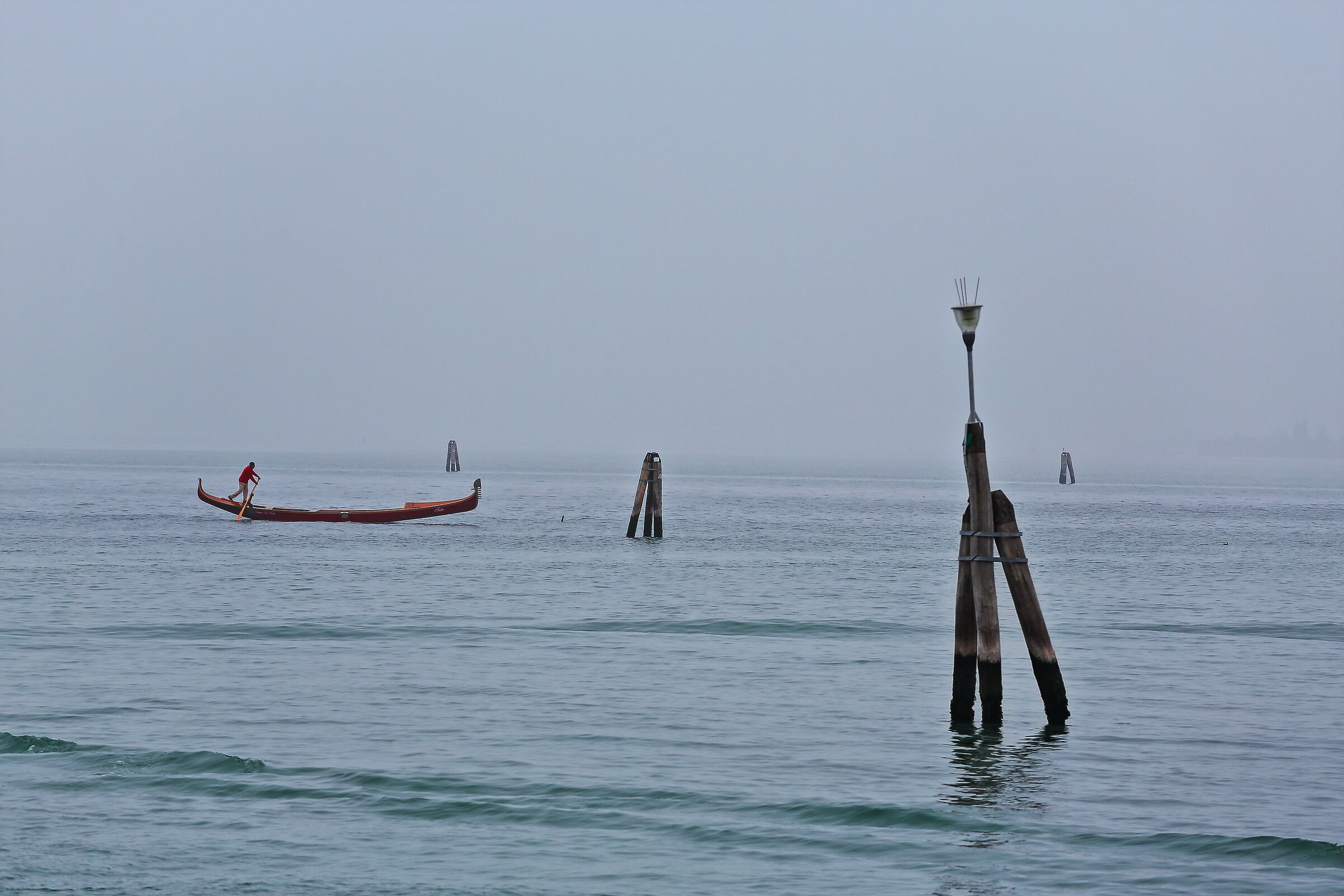 Allenamento in laguna