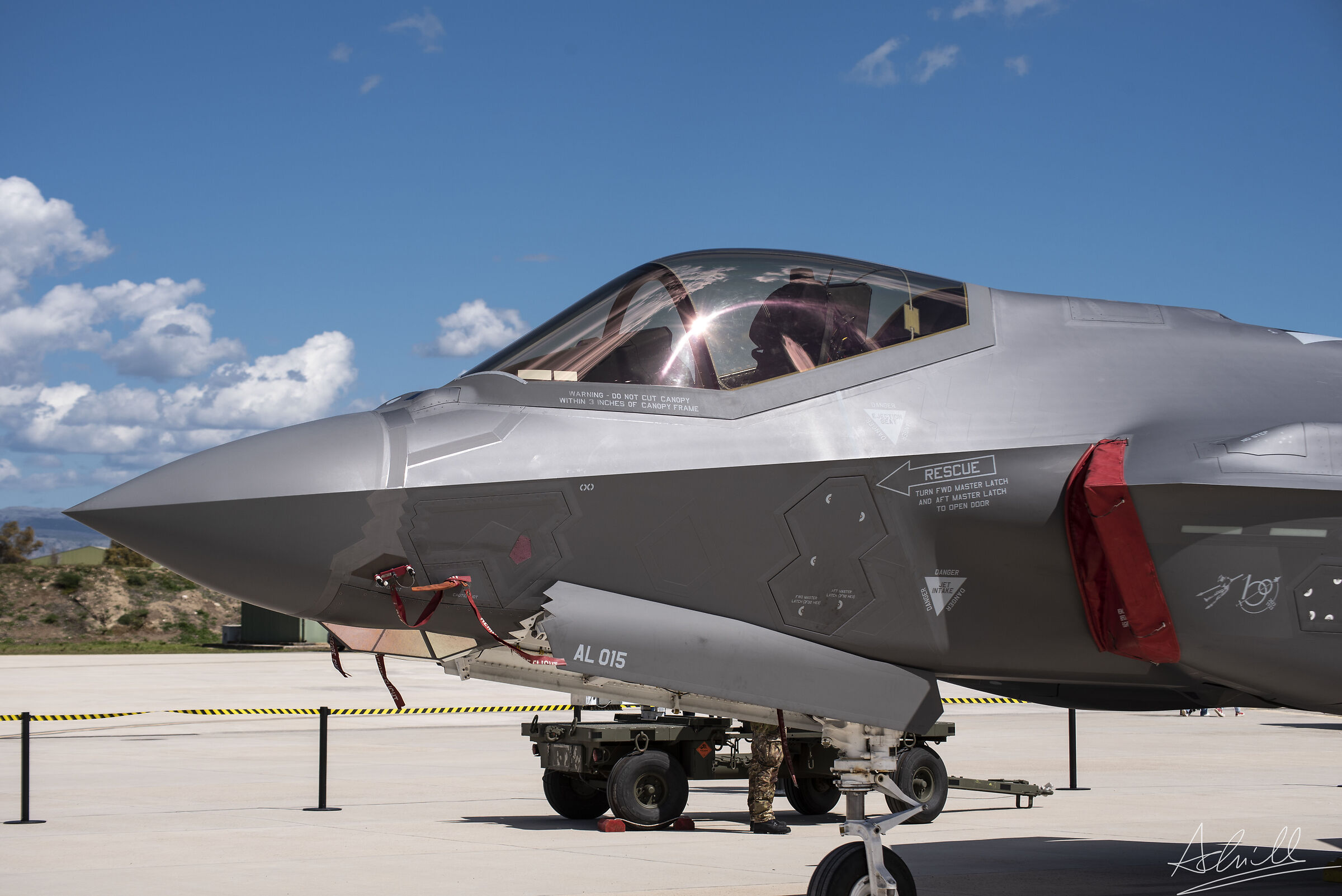 f-35 a riposo