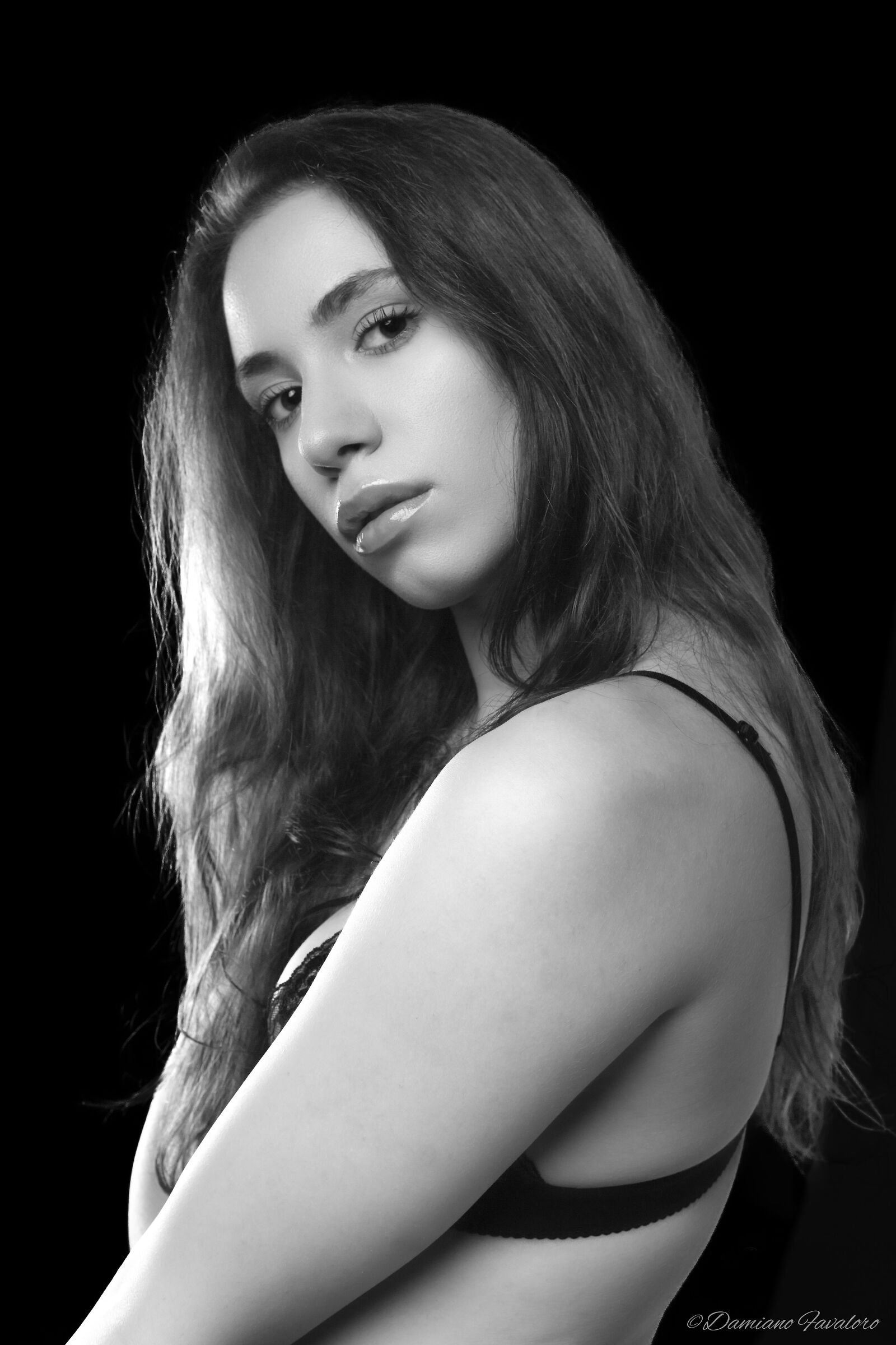 Elena... black and white version